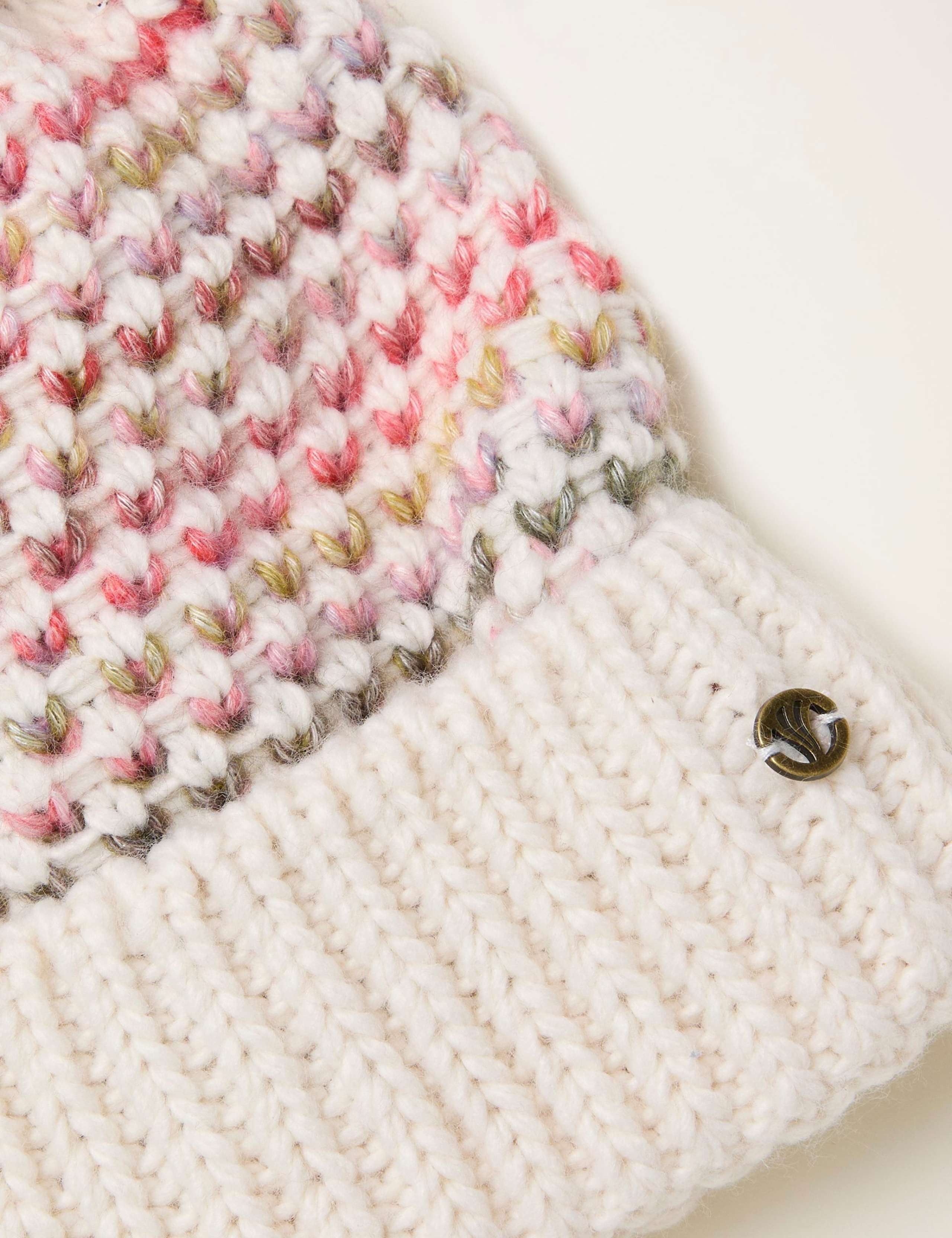 Knitted Beanie Hat 2 of 2