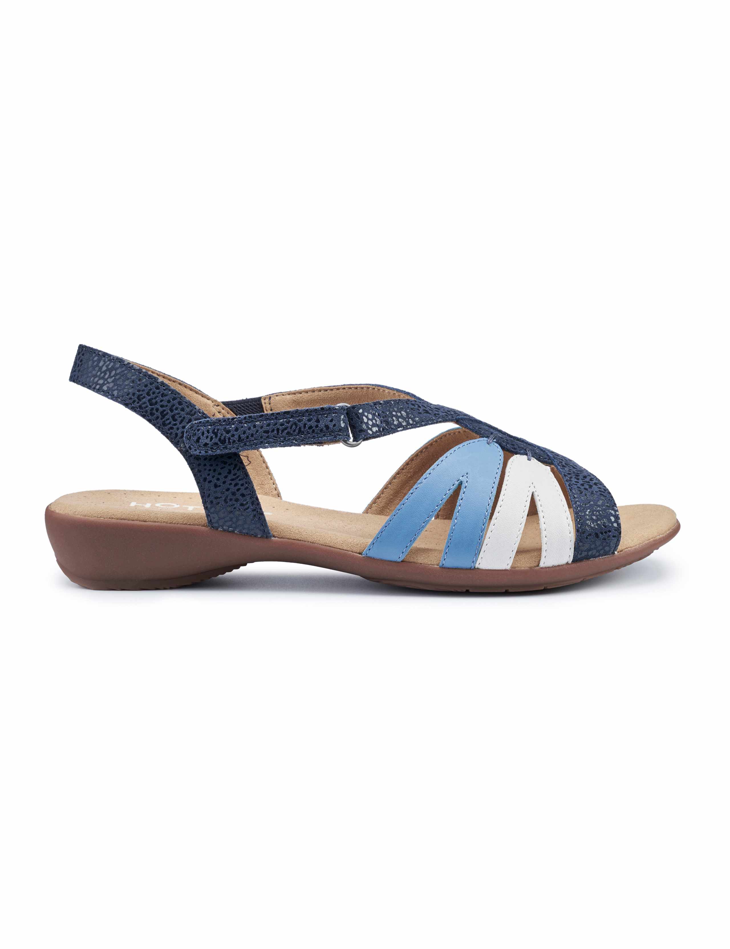 Wide Fit Leather Slingback Sandals 1 of 4