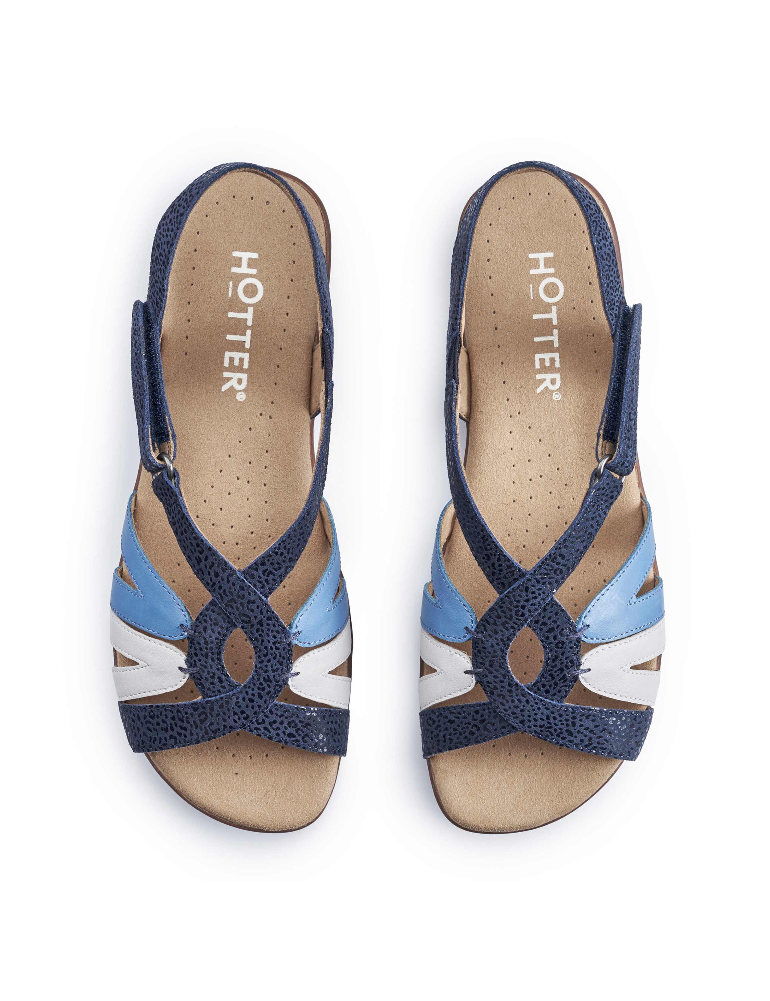 Wide Fit Leather Slingback Sandals 4 of 4