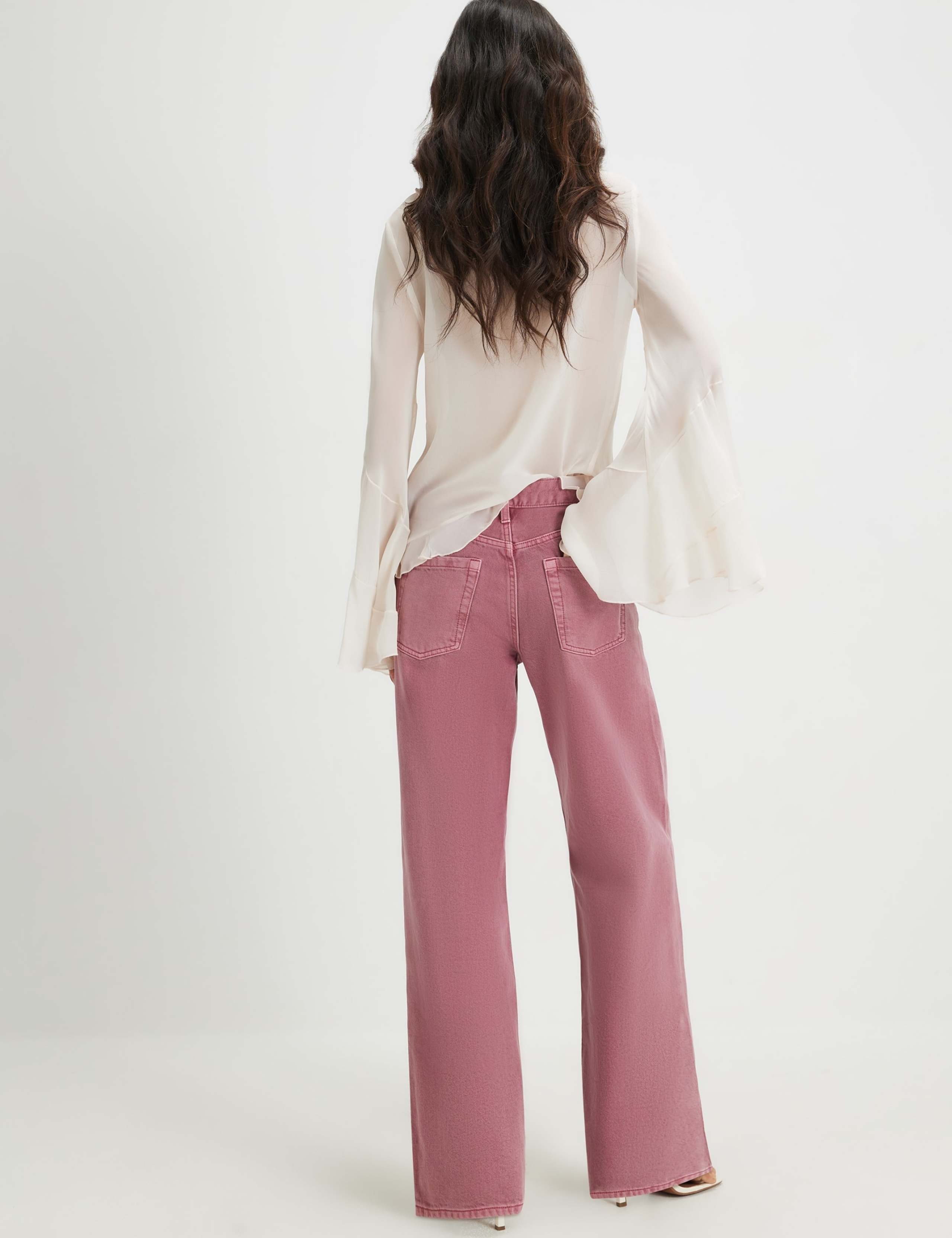 High Waisted Straight Leg Jeans 2 of 6