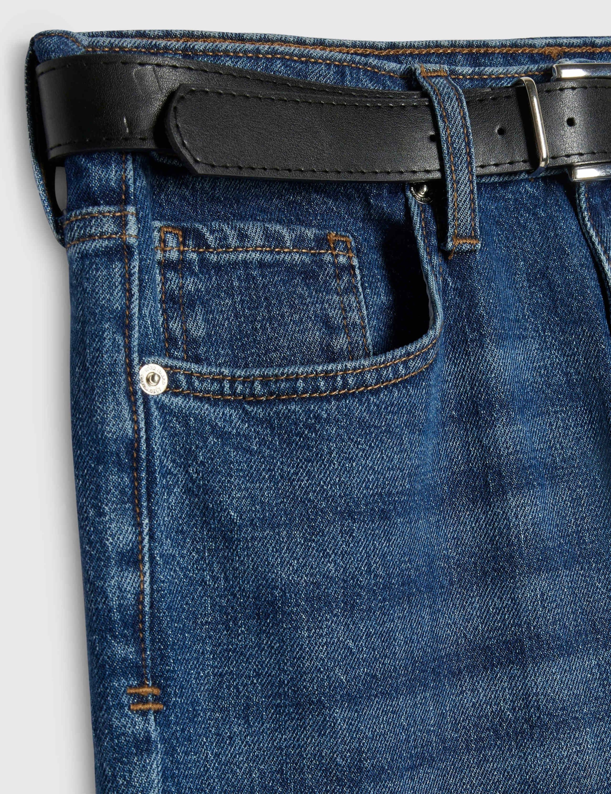 High Waisted Straight Leg Jeans 2 of 6