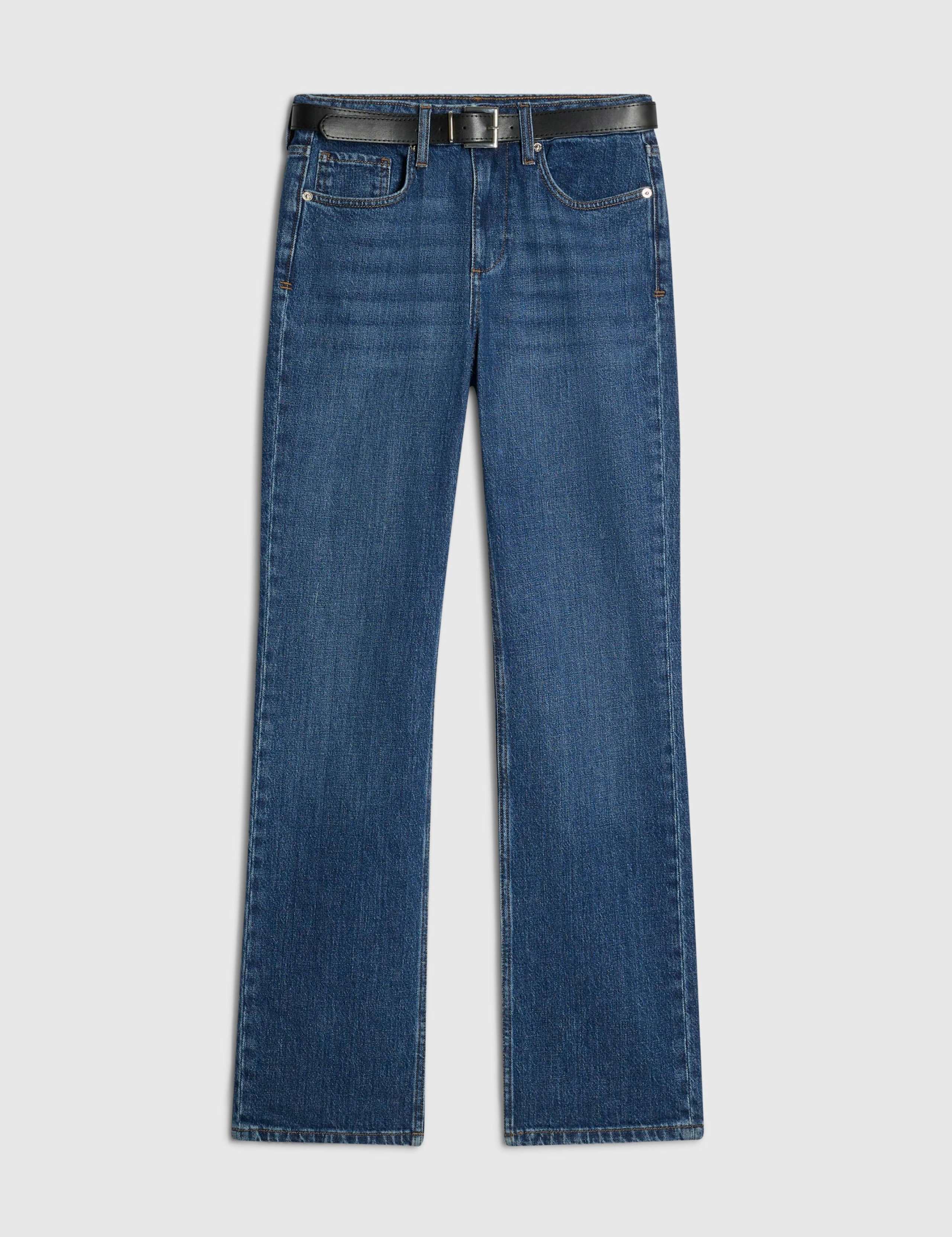 High Waisted Straight Leg Jeans 3 of 6