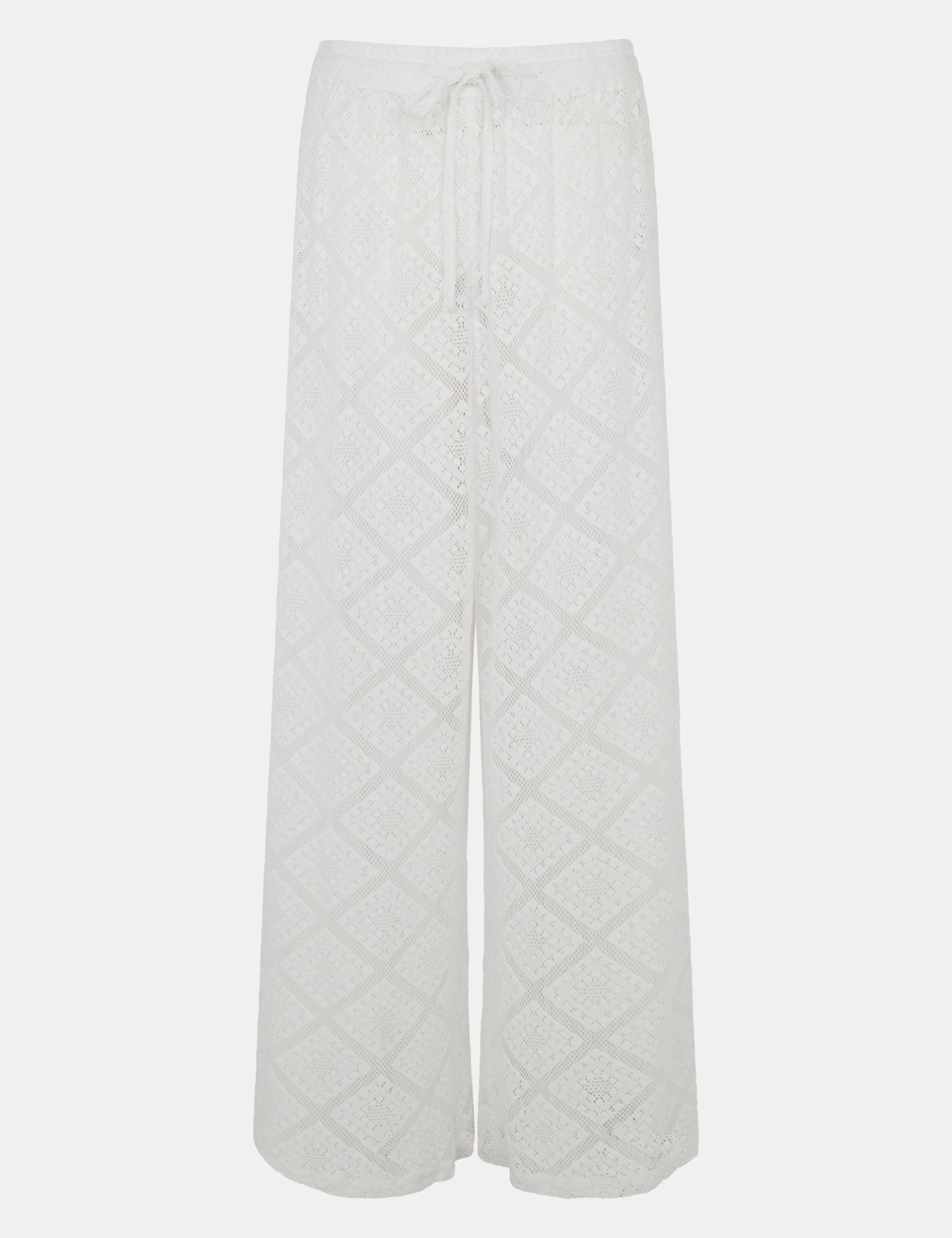 Geometric Lace Beach Trousers 2 of 4