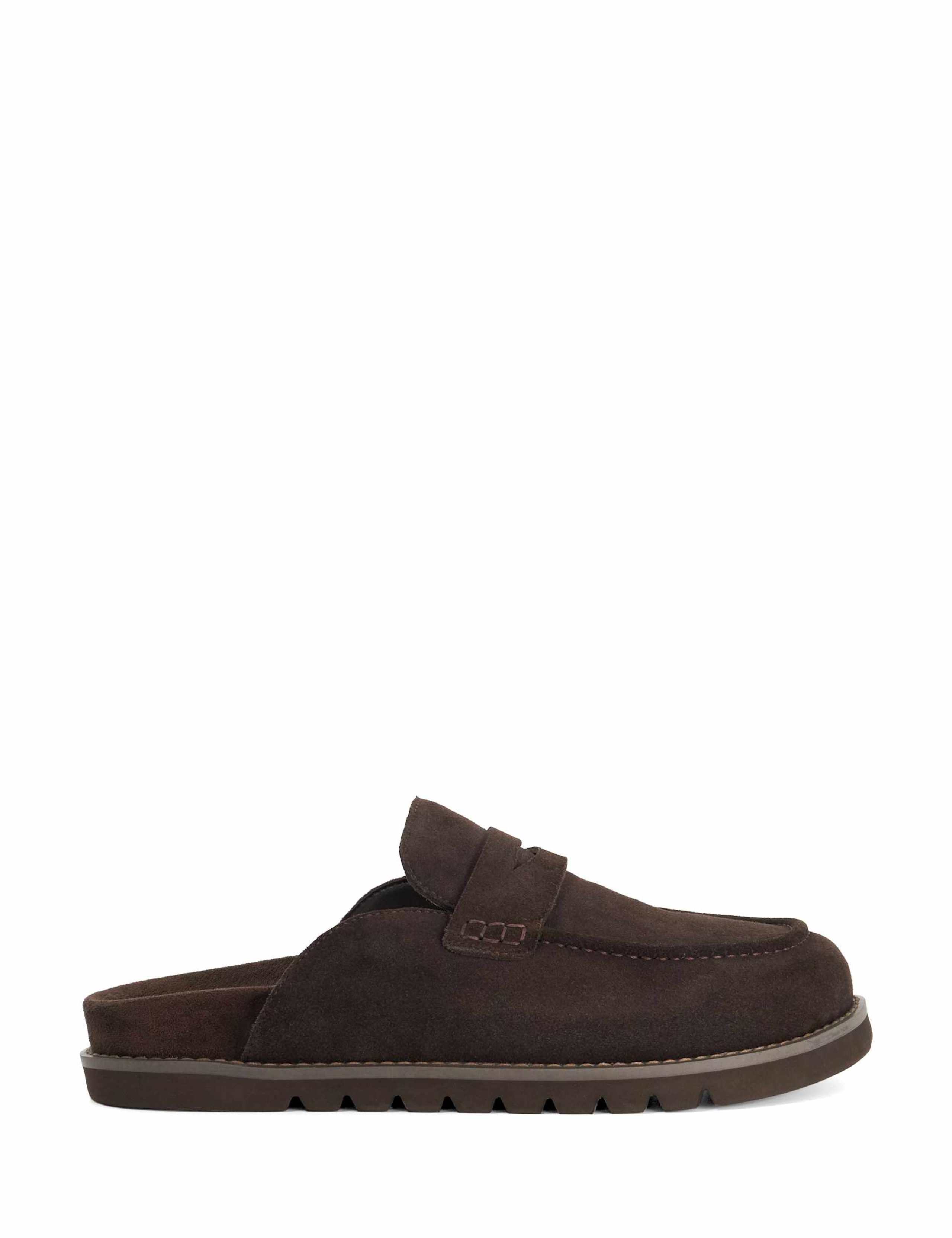 Suede Backless Mule Loafers 1 of 5