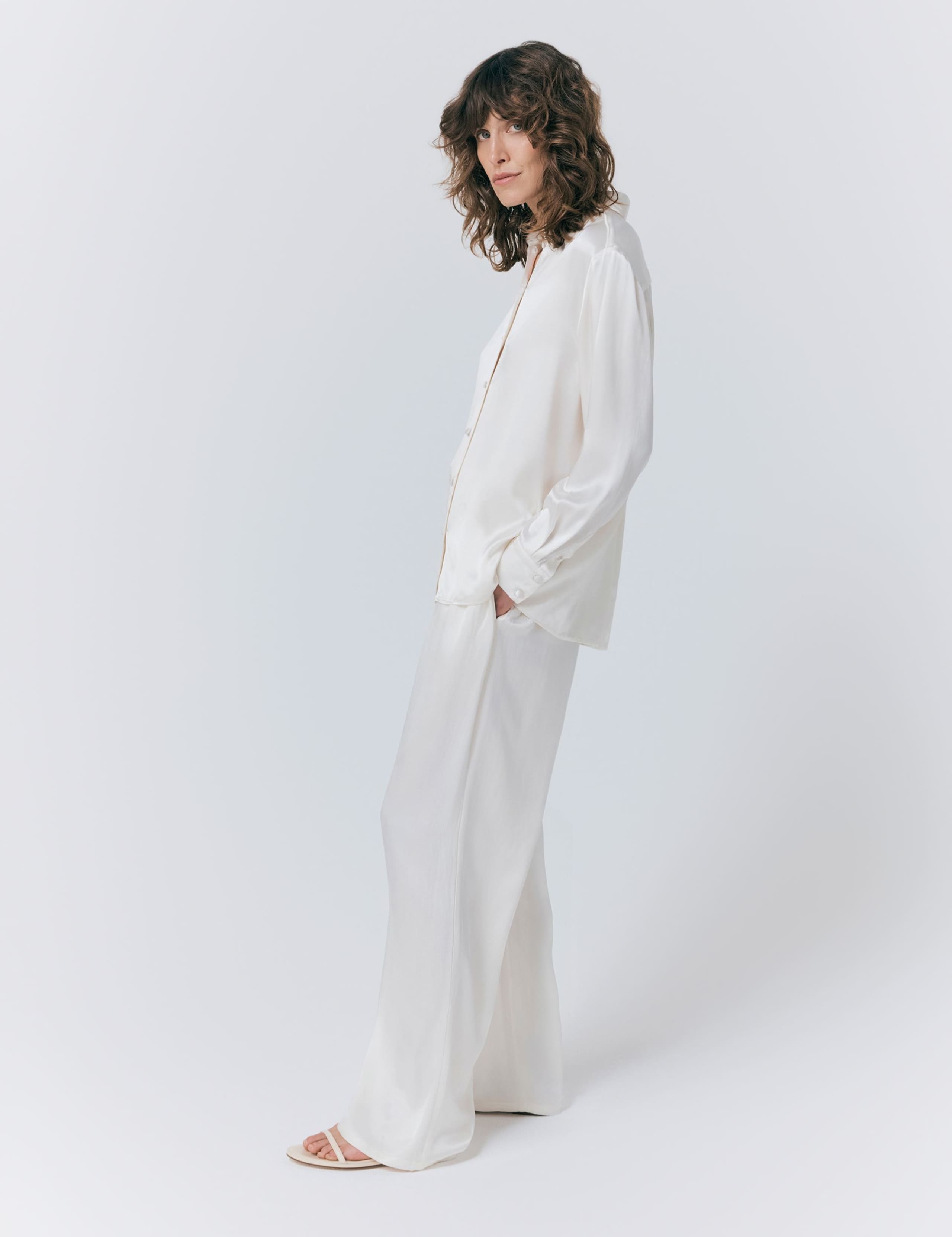 Satin Button Through Shirt 2 of 4