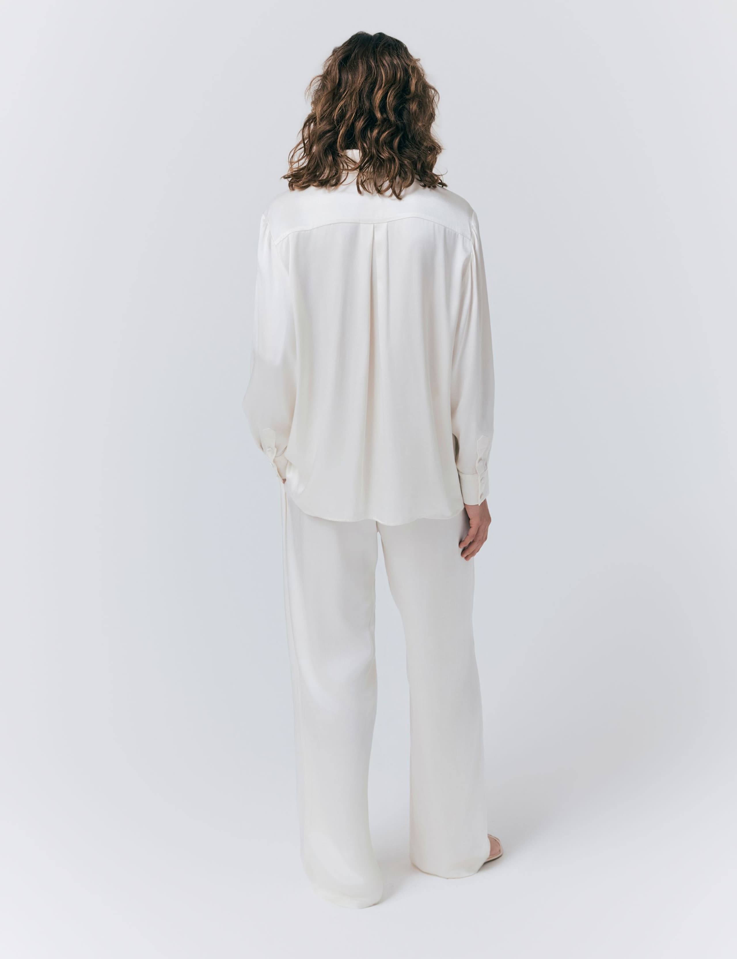 Satin Button Through Shirt 3 of 4