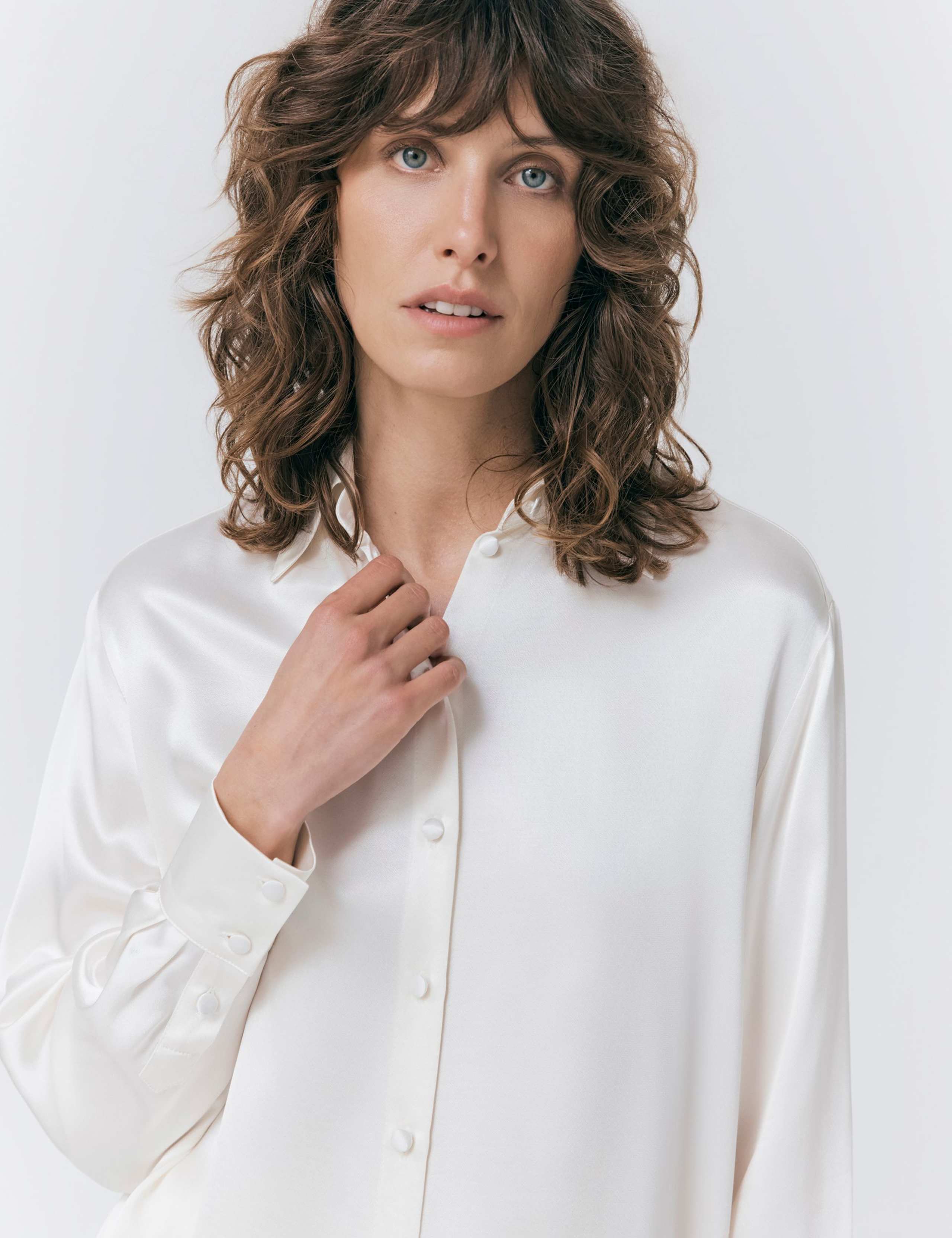 Satin Button Through Shirt 4 of 4