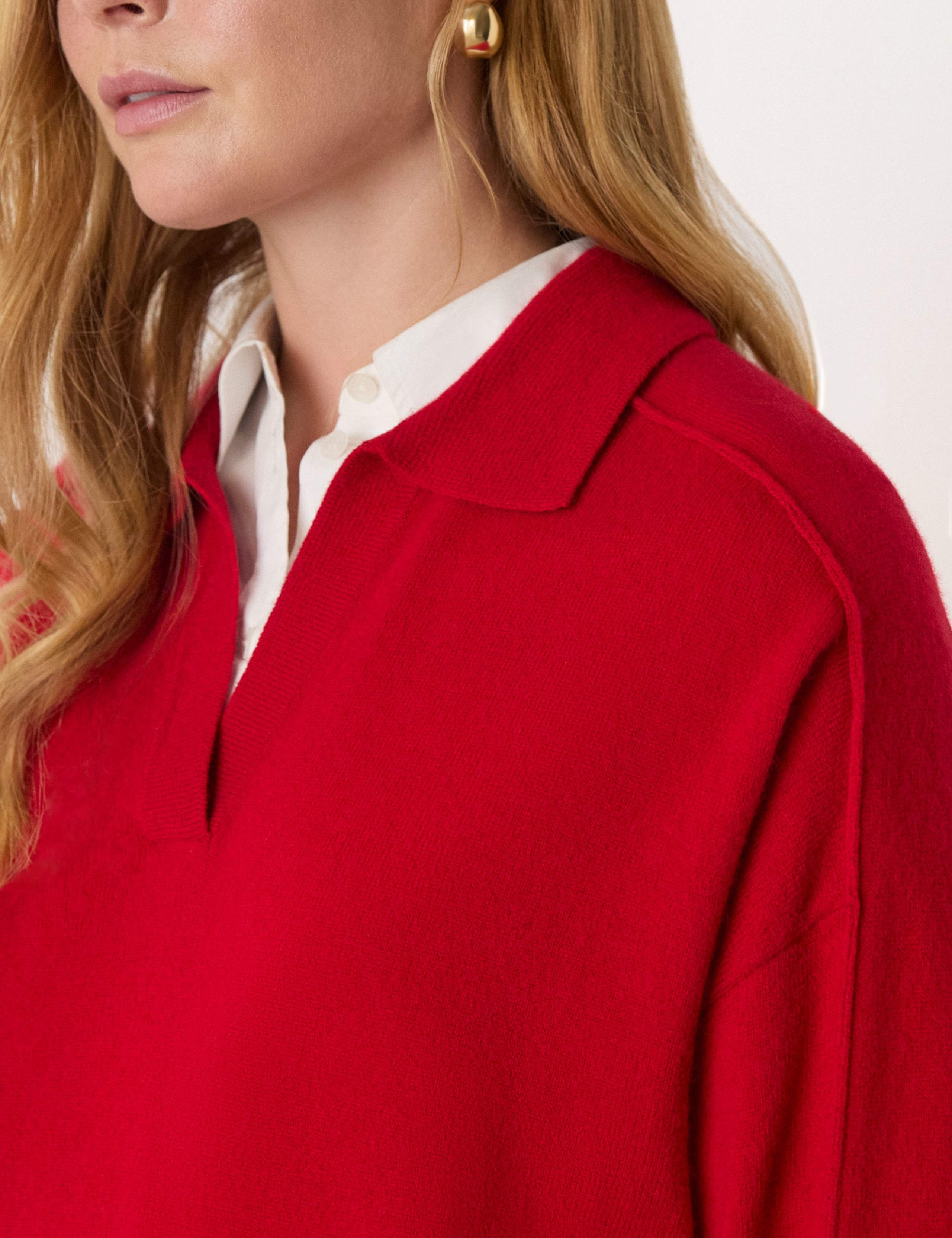 Pure Wool Collared Jumper 4 of 4