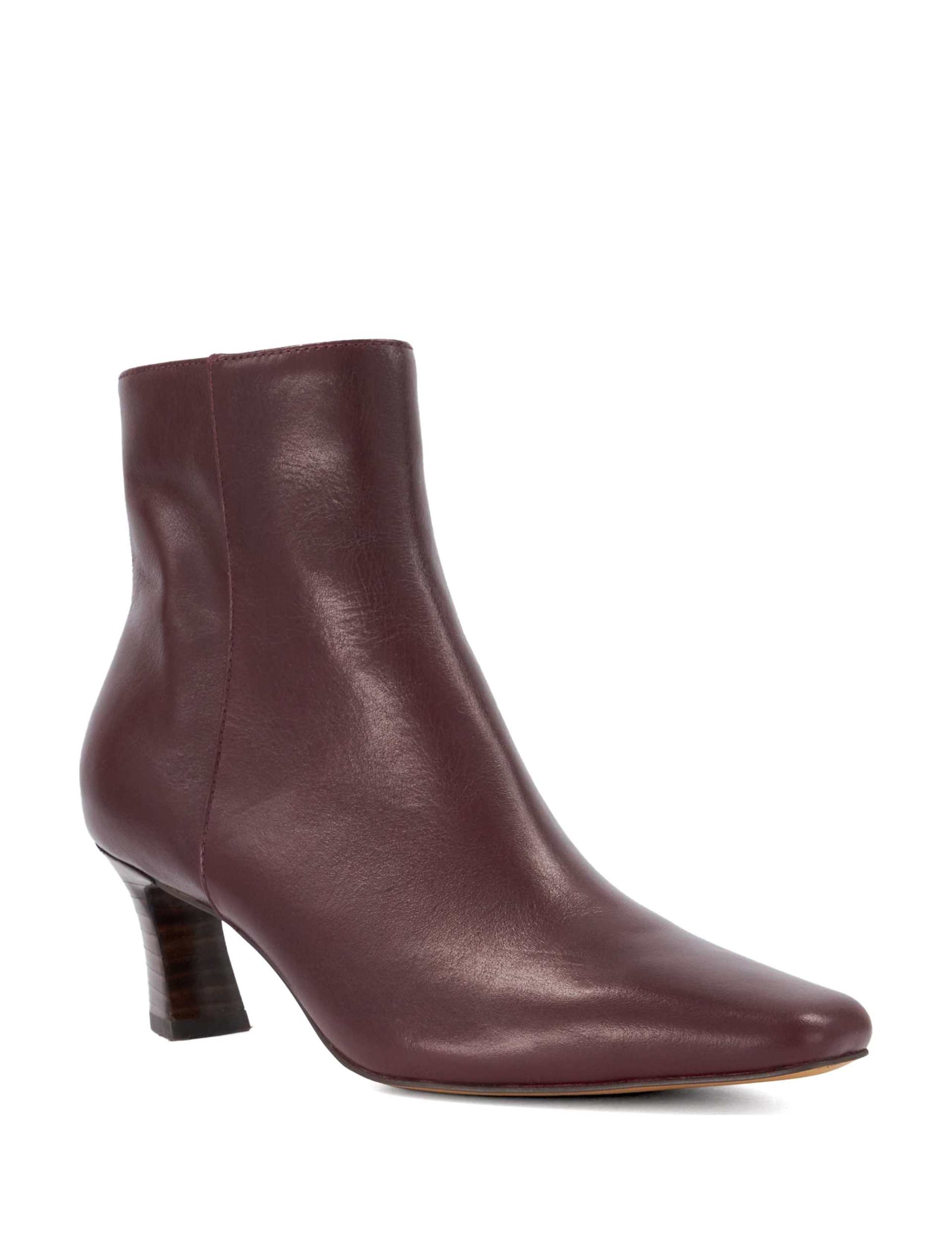 Round Toe Block Heel Ankle Boots 3 of 5