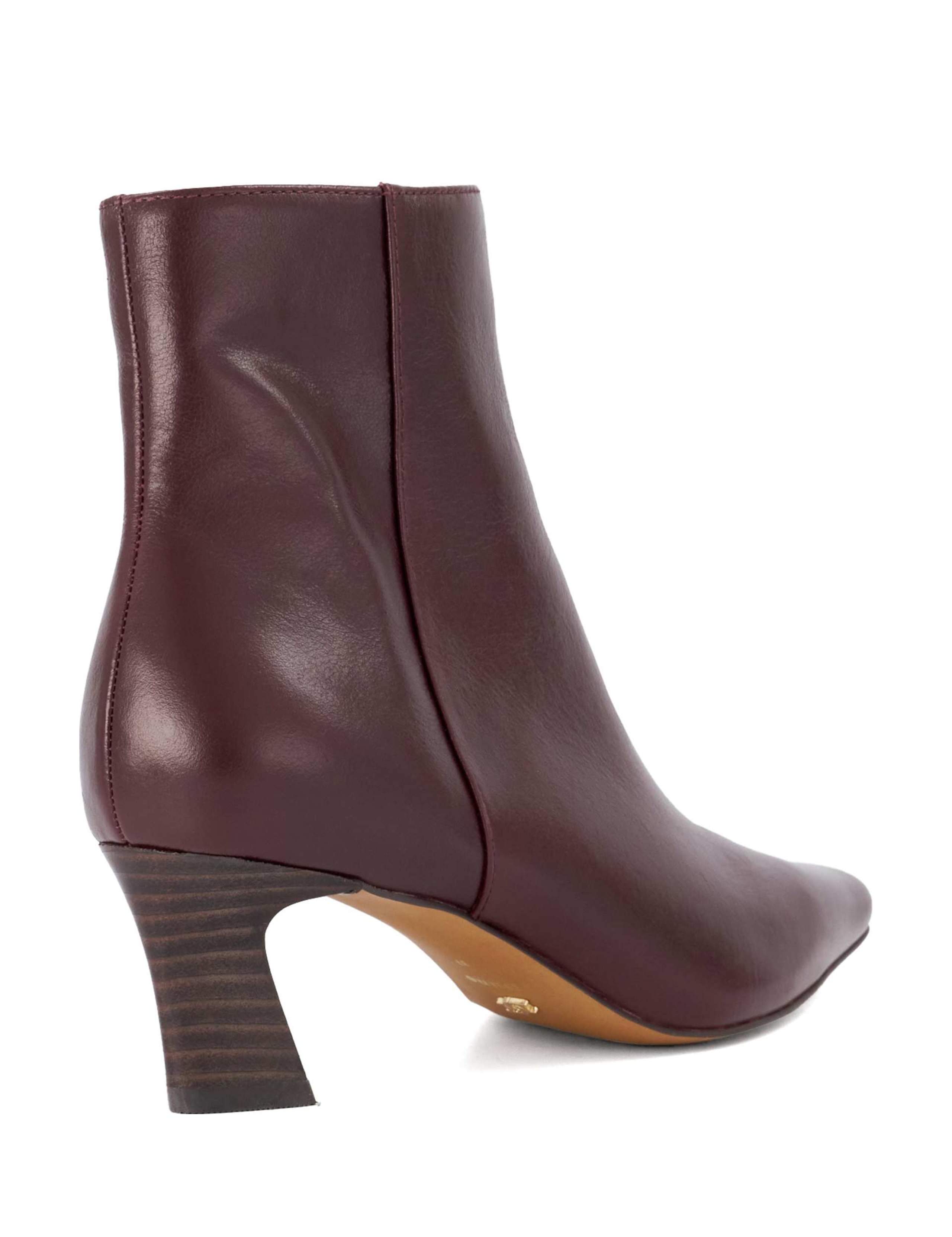 Round Toe Block Heel Ankle Boots 4 of 5