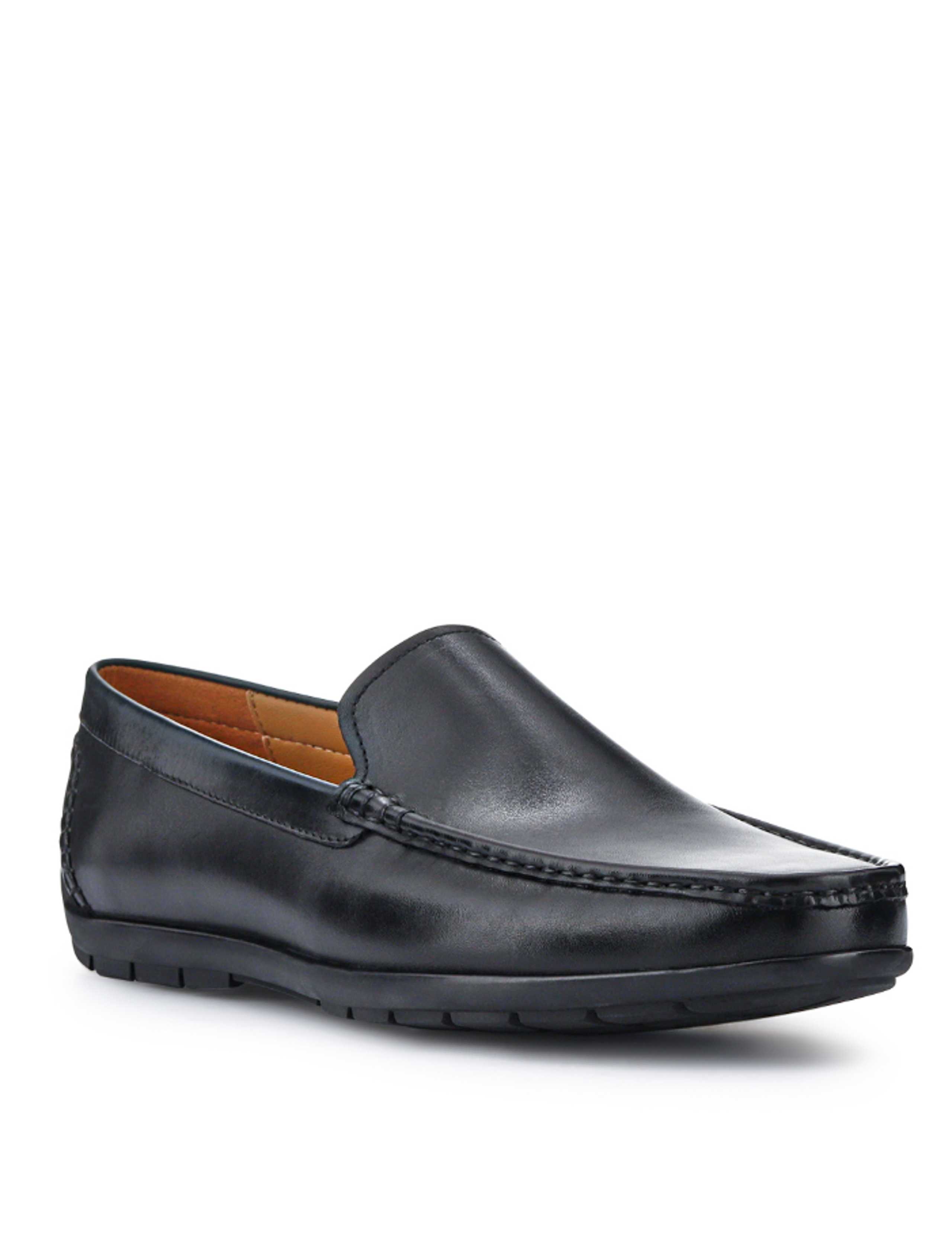 Leather Slip-On Shoes 3 of 5