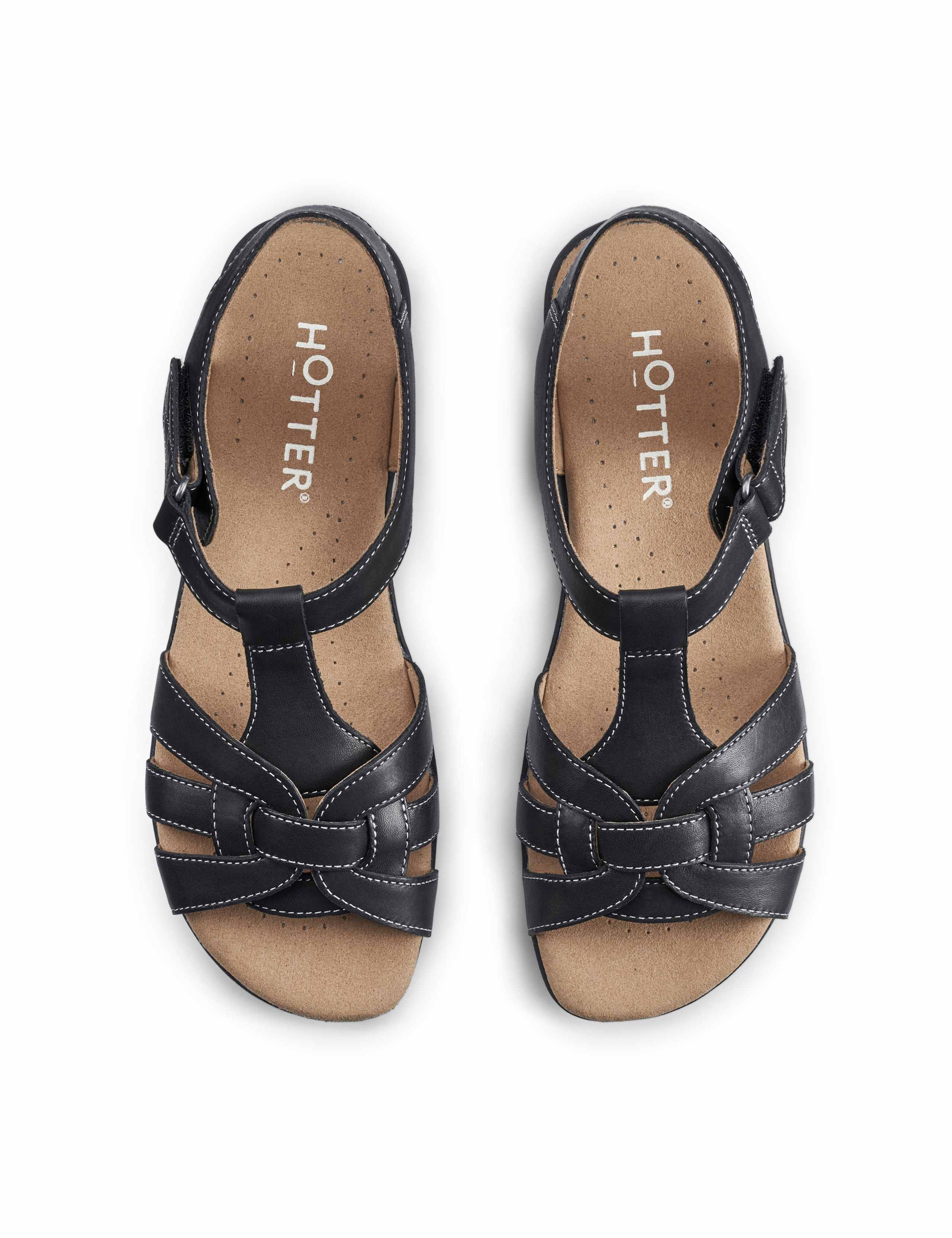 Solstice Wide Fit Leather Ankle Strap Sandals 4 of 4
