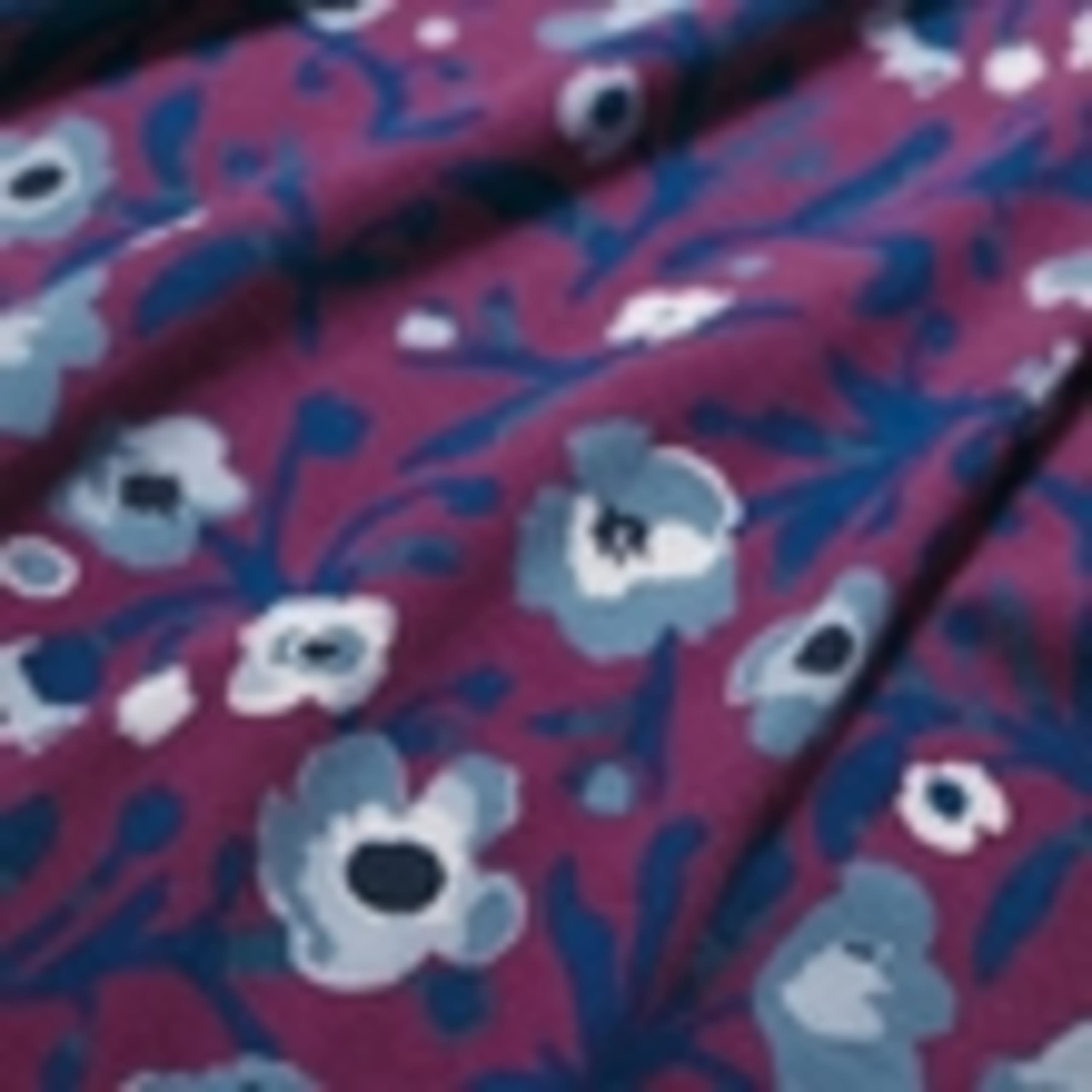 Cotton Rich Jersey Floral Midi Waisted Dress 5 of 5