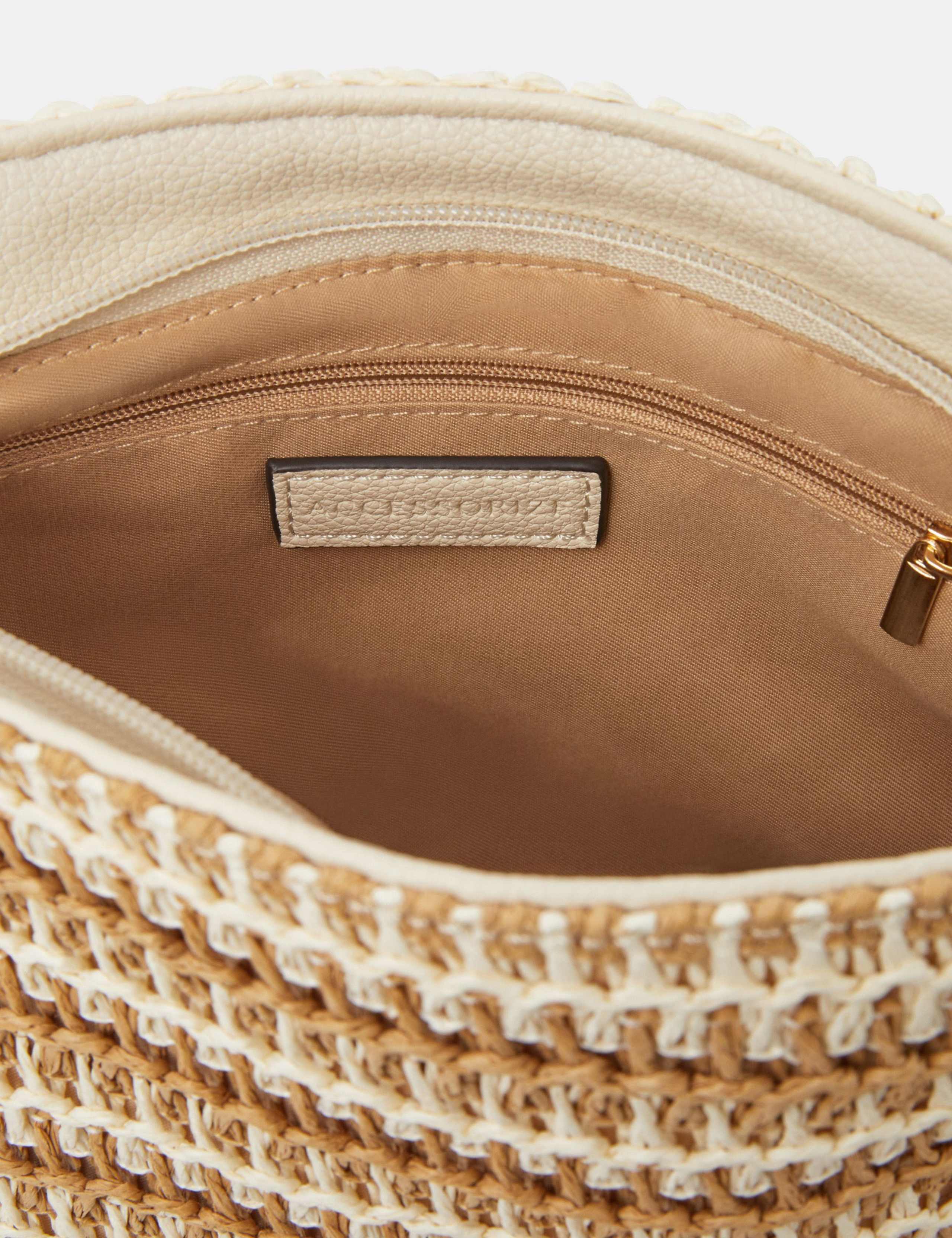 Woven Striped Cross Body Bag 5 of 5