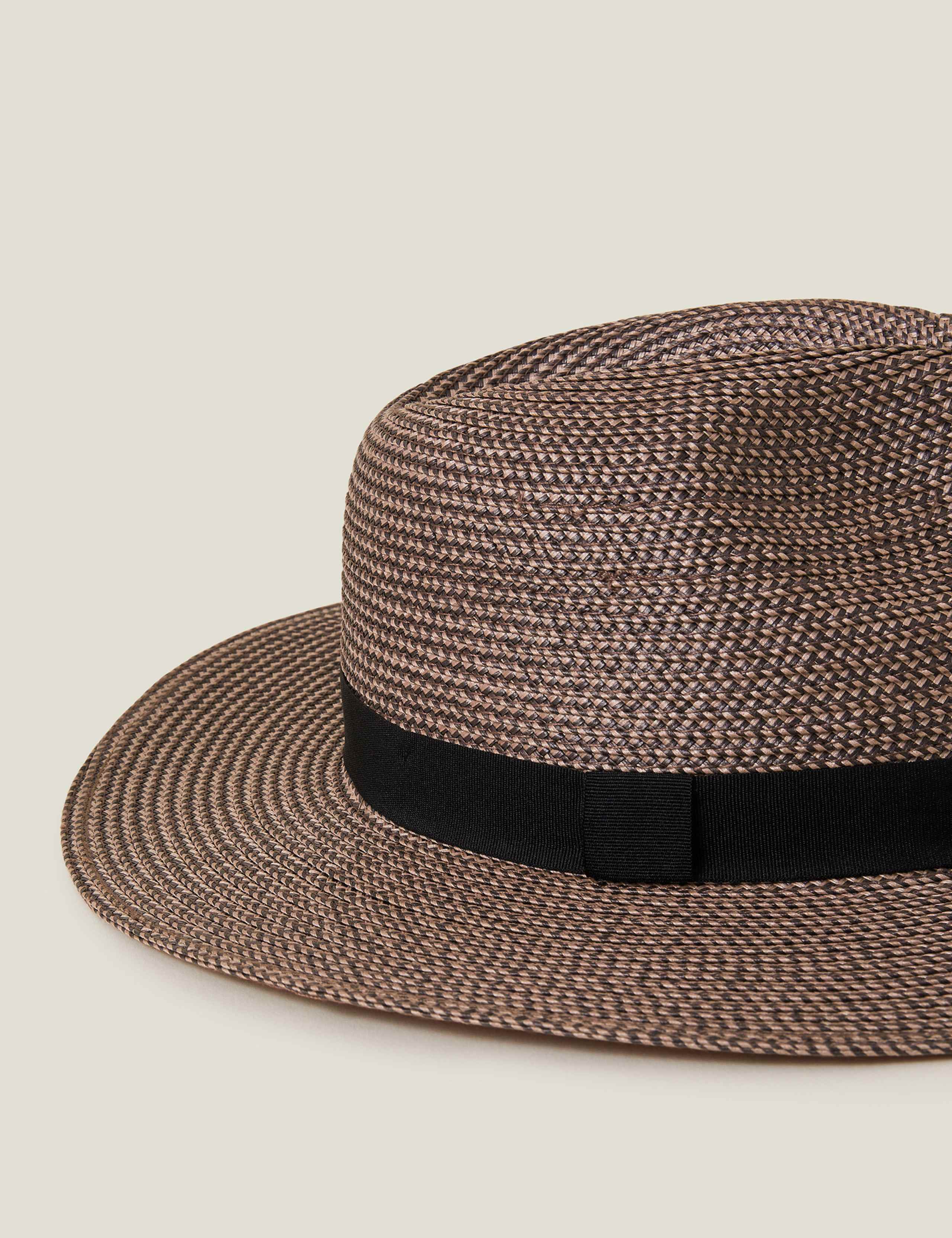 Straw Fedora Hat 2 of 3