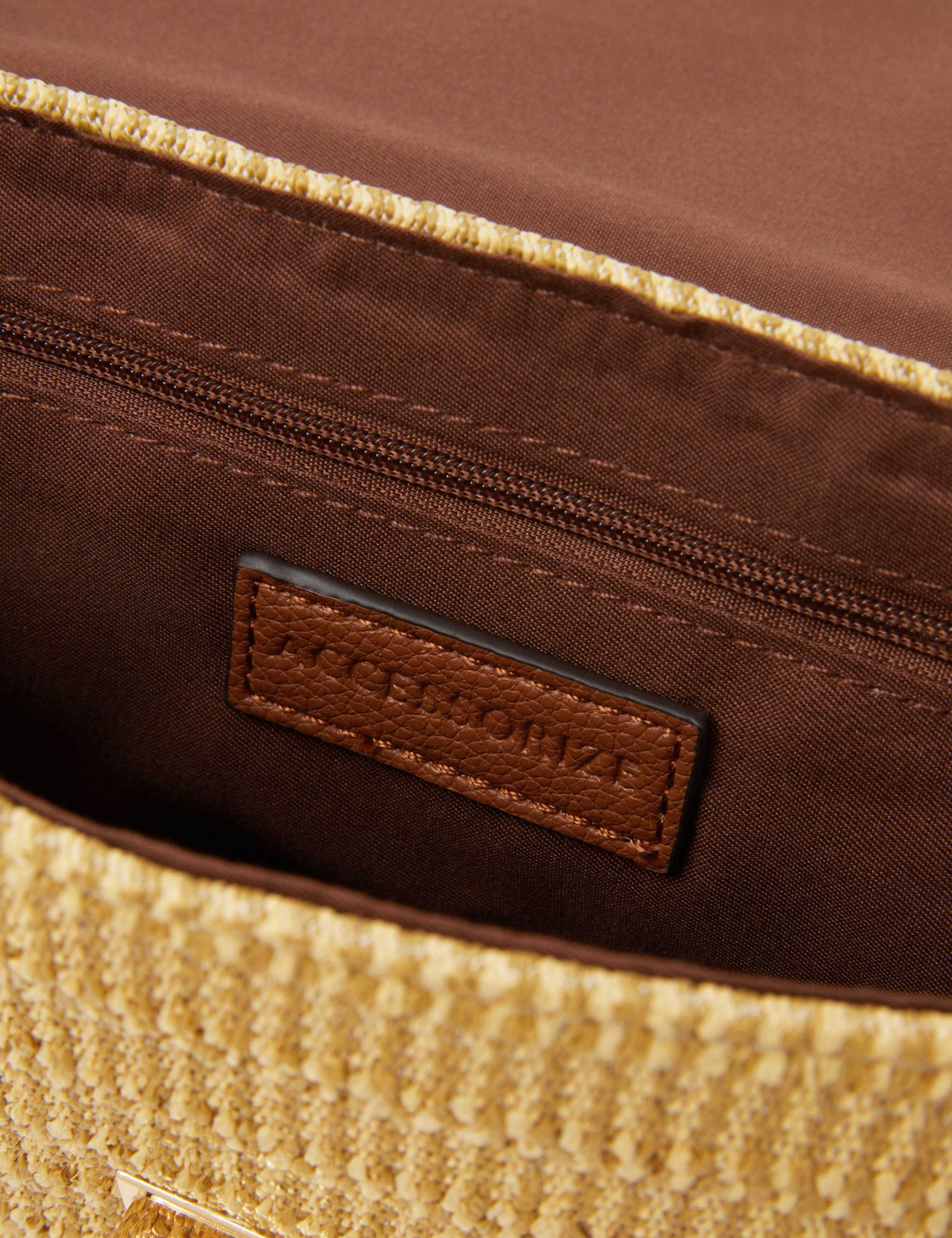 Raffia Chain Strap Cross Body Bag 5 of 5