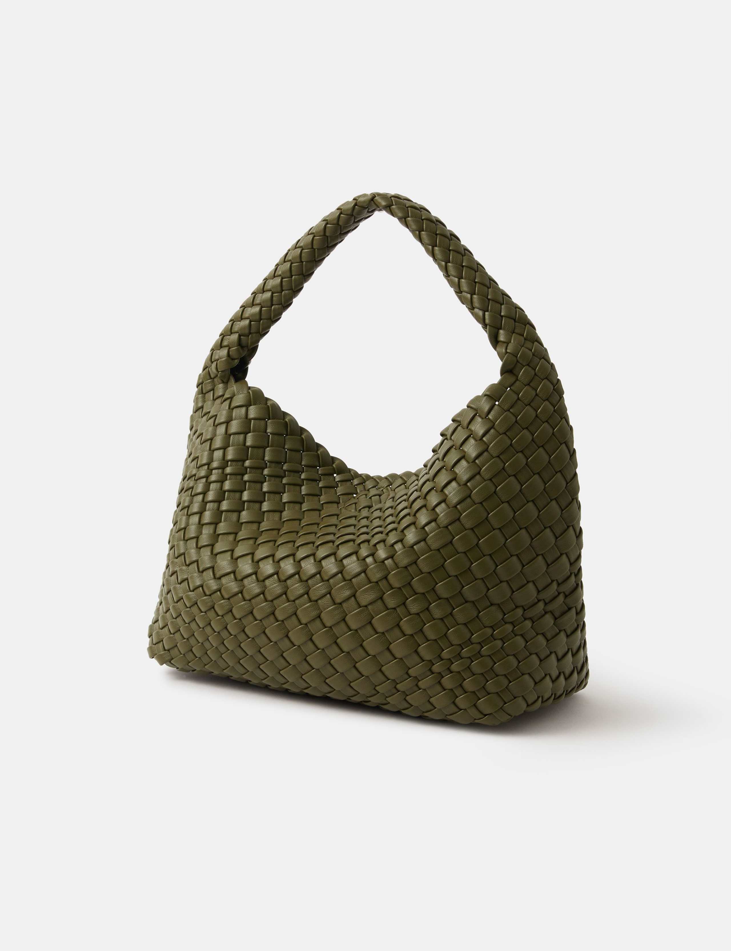 Woven Slouched Shoulder Bag 2 of 4