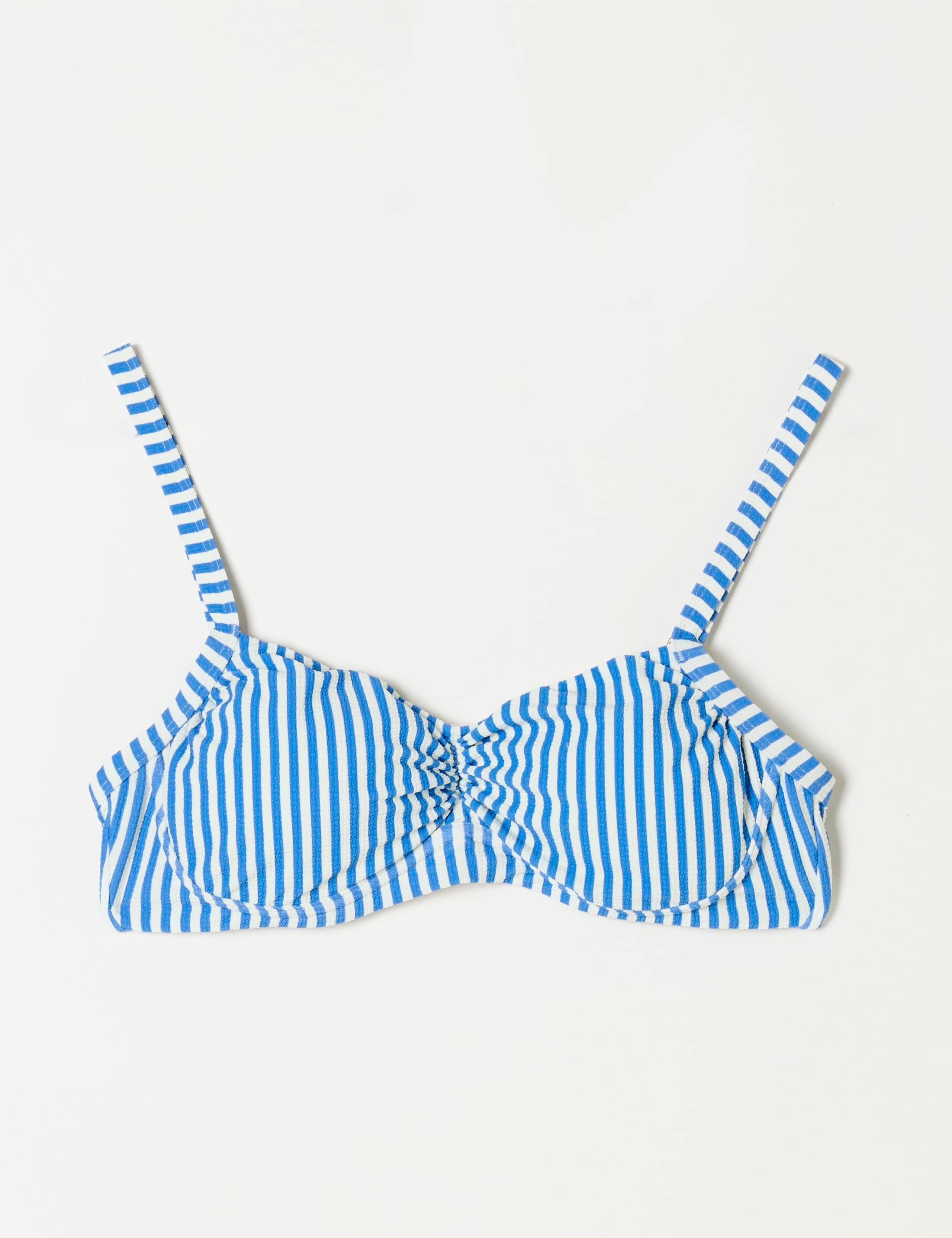 Textured Stripe Bikini Top 2 of 5