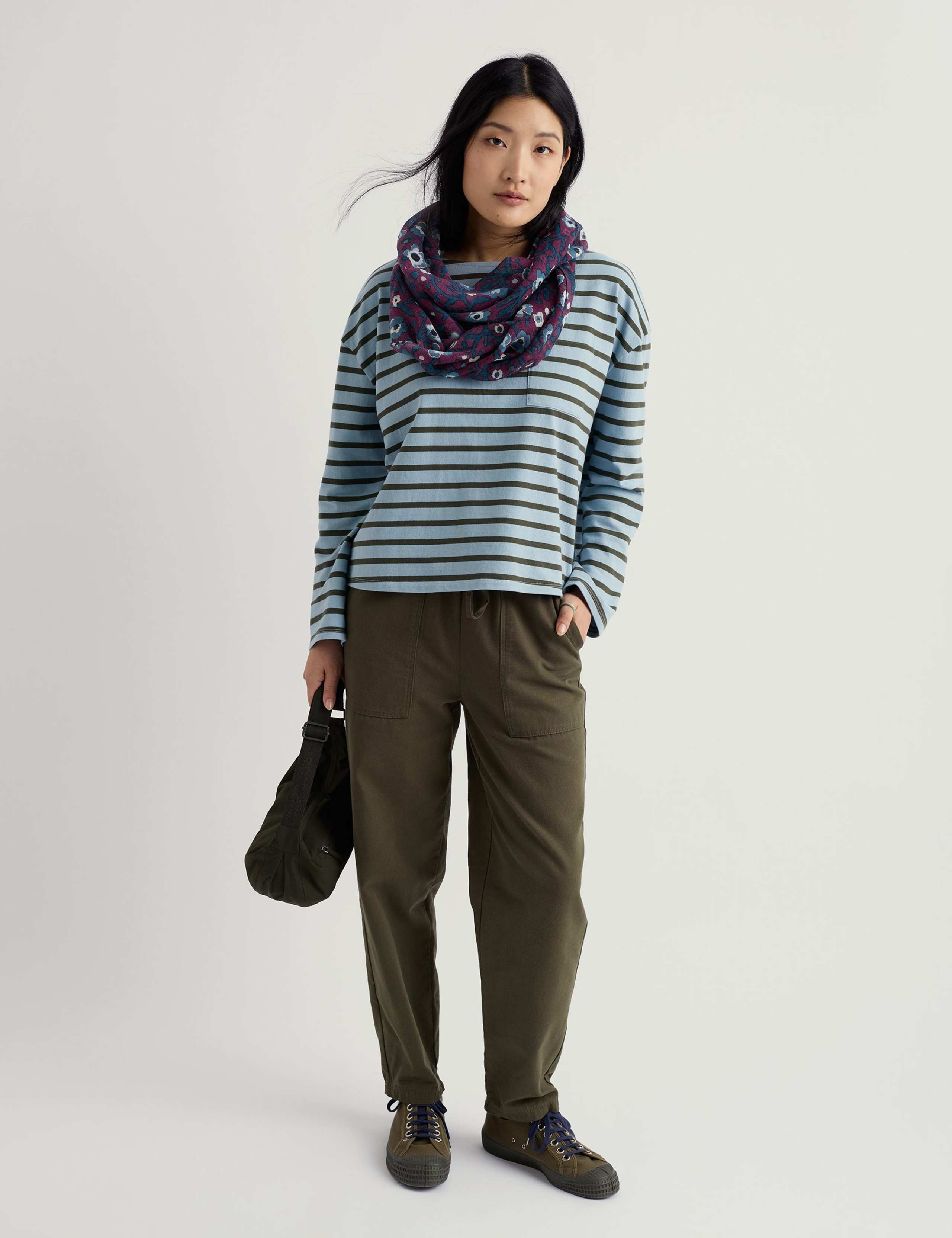 Pure Wool Ditsy Floral Circular Scarf 1 of 6