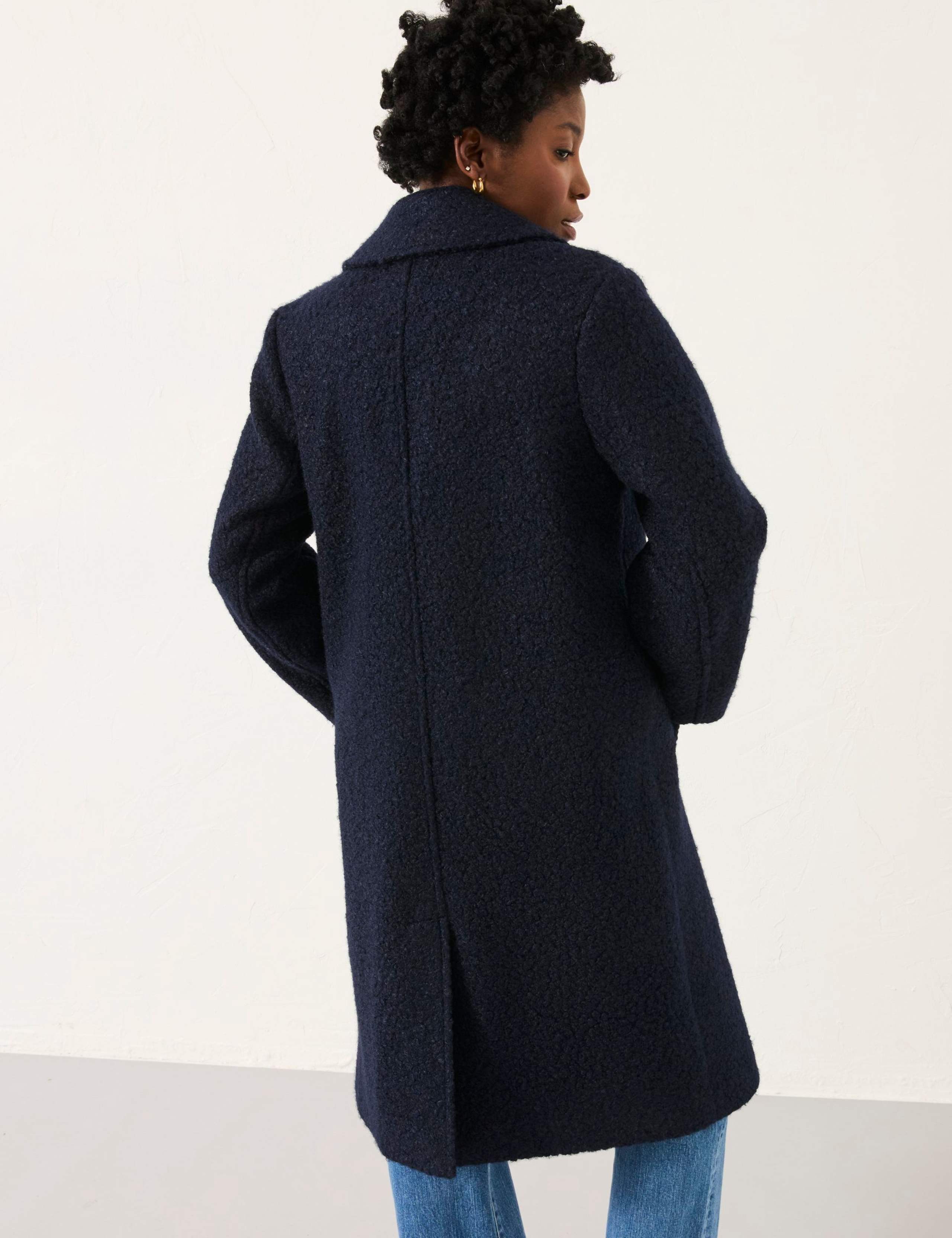 Bouclé Revere Collar Coat 4 of 5