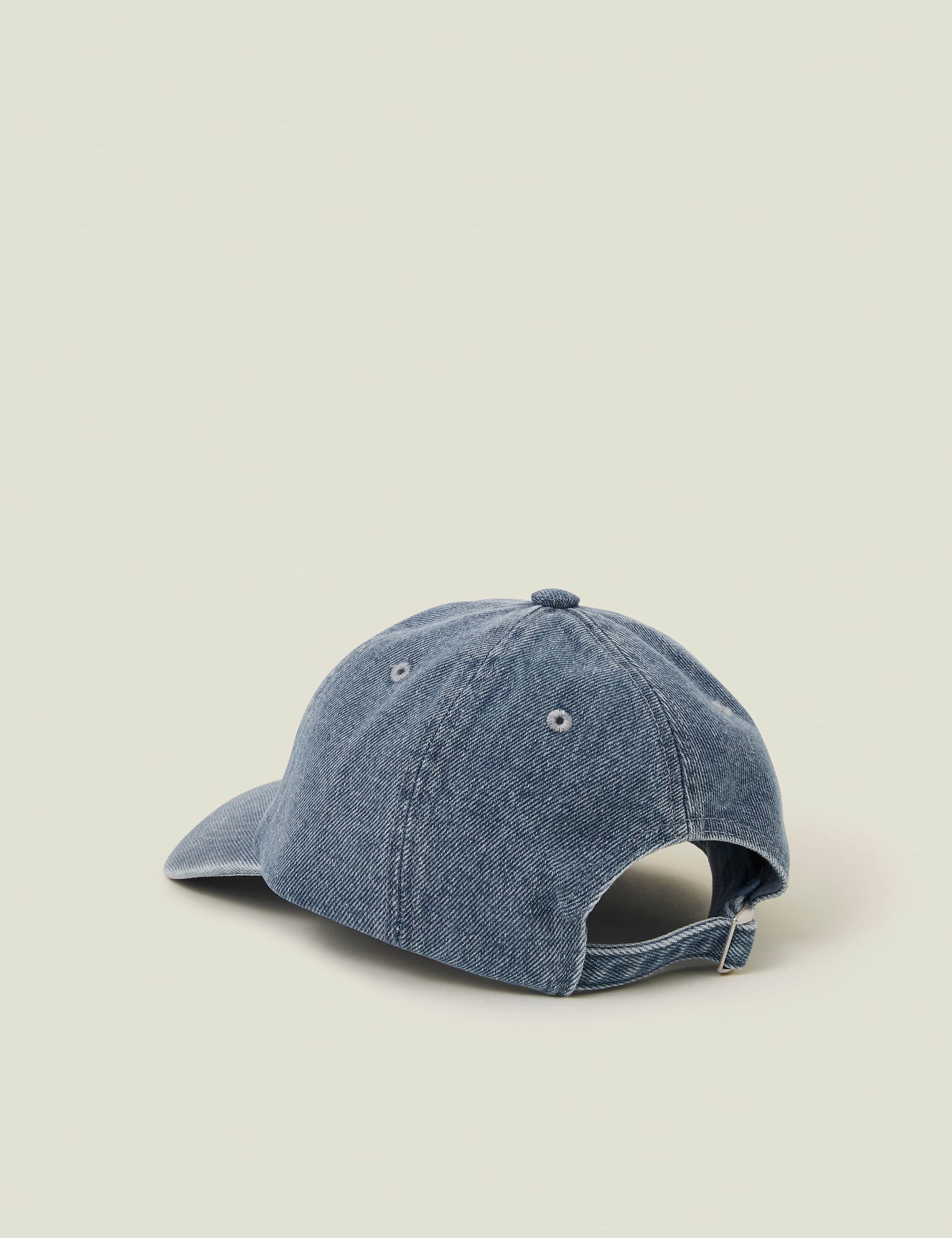Pure Cotton Denim Baseball Cap 3 of 3