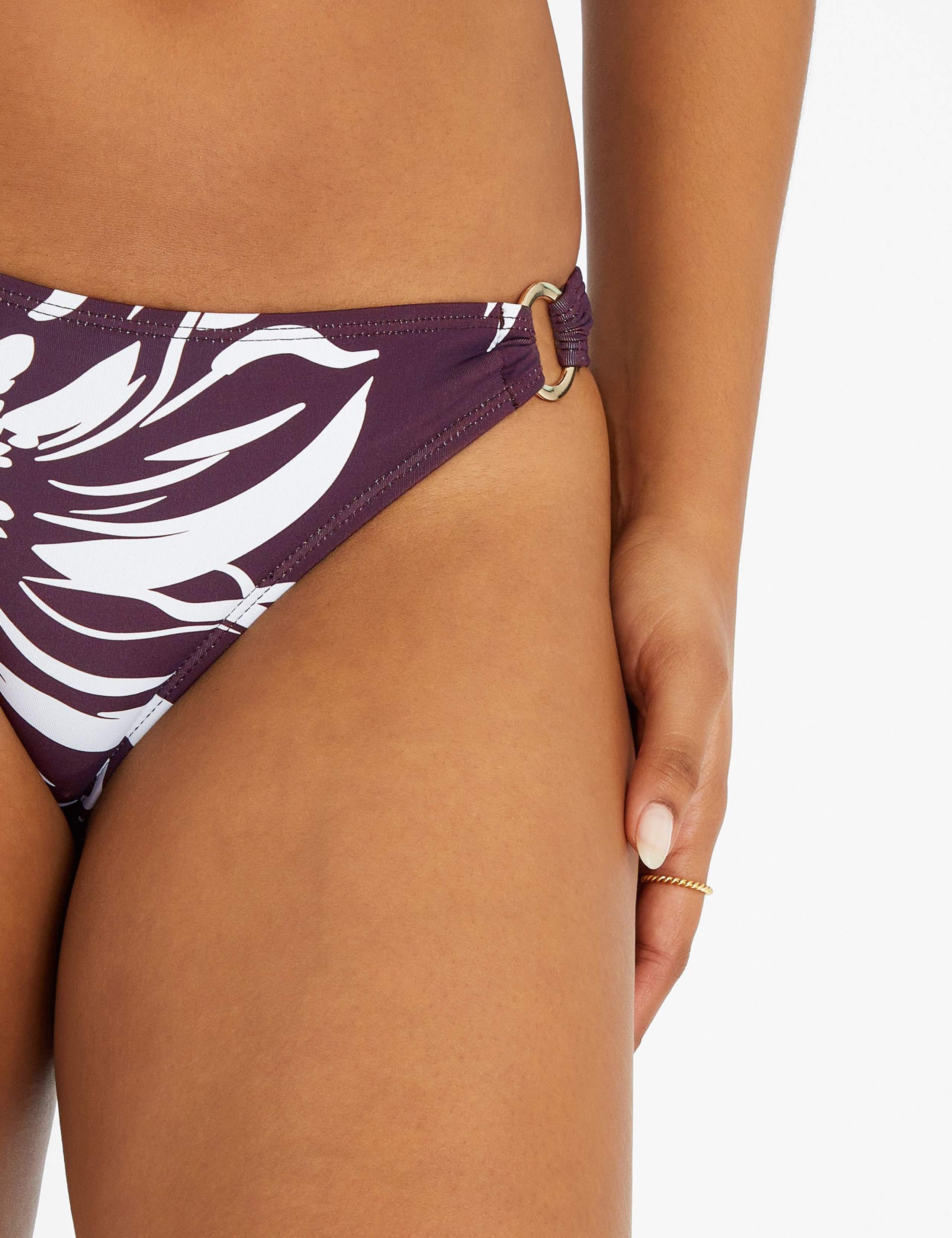 Floral Ring Detail Bikini Bottoms 4 of 4