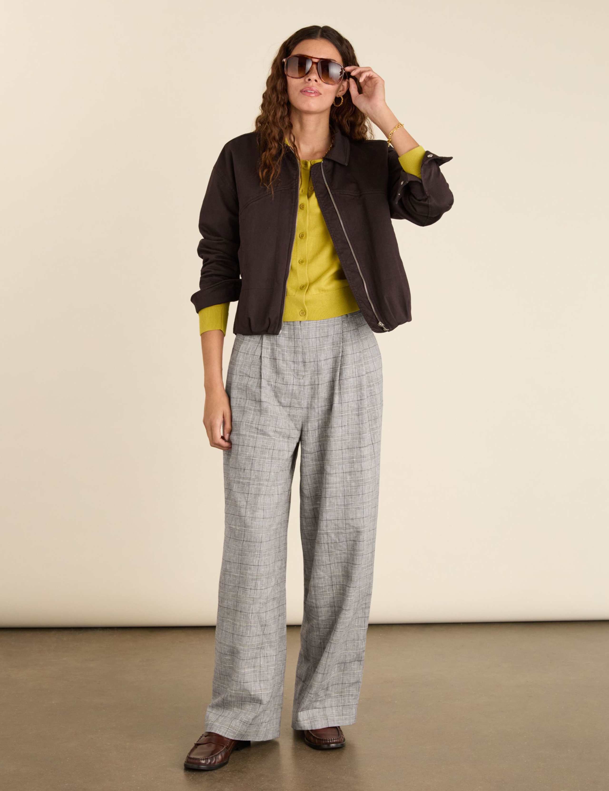 Pure Cotton Textured Crew Neck Cardigan 3 of 5