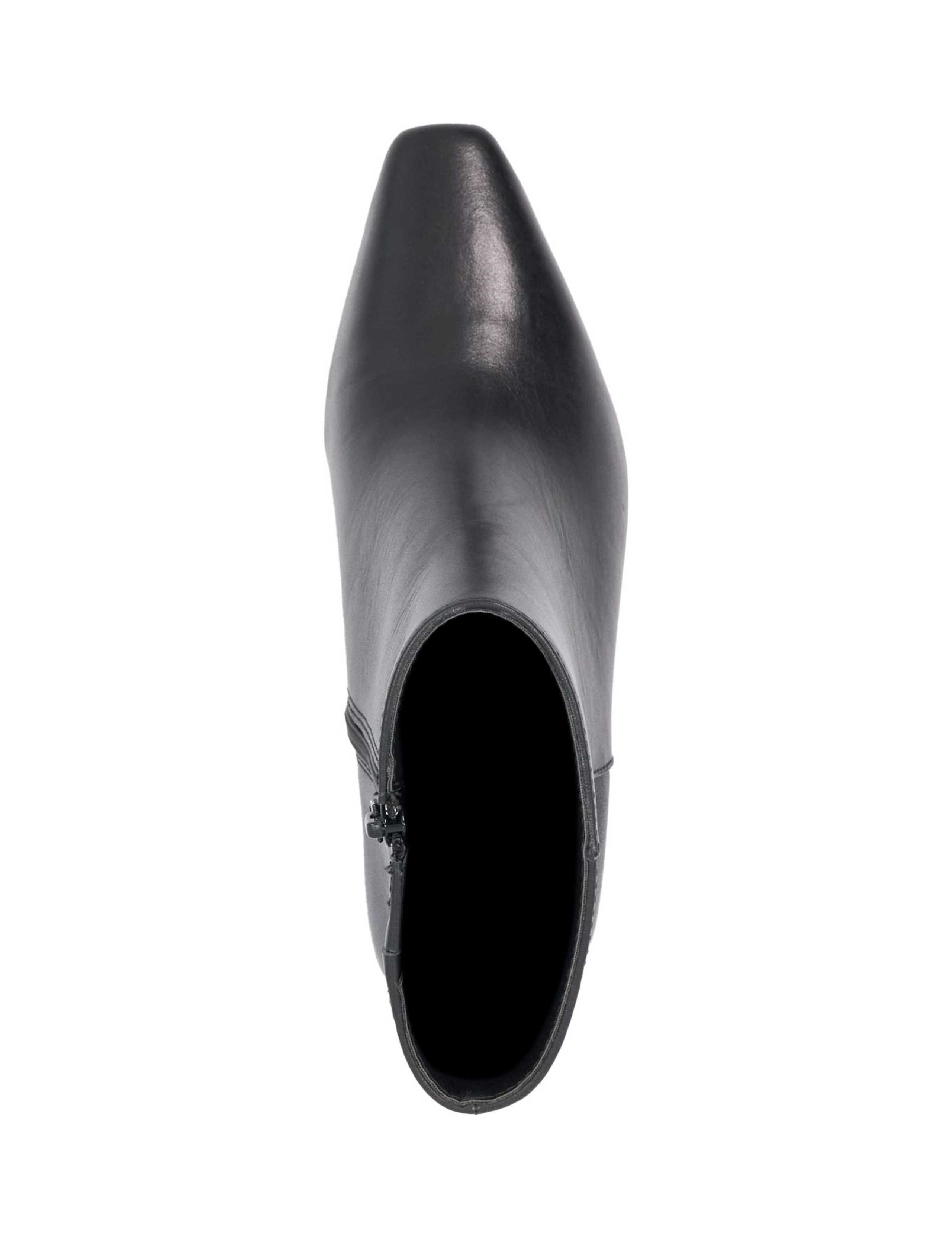 Wide Fit Leather Block Heel Ankle Boots 2 of 5