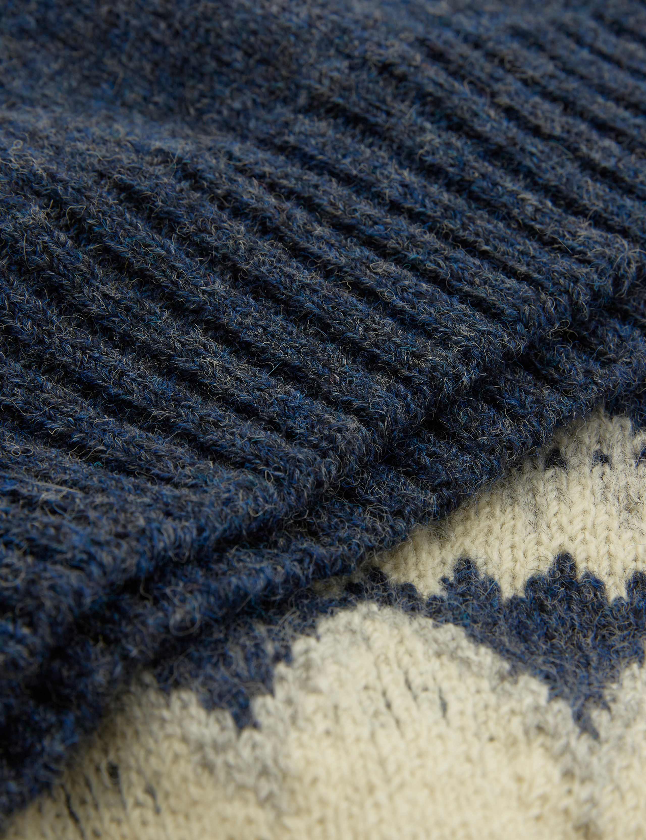 Pure Wool Fair Isle Funnel Neck Jumper 7 of 7