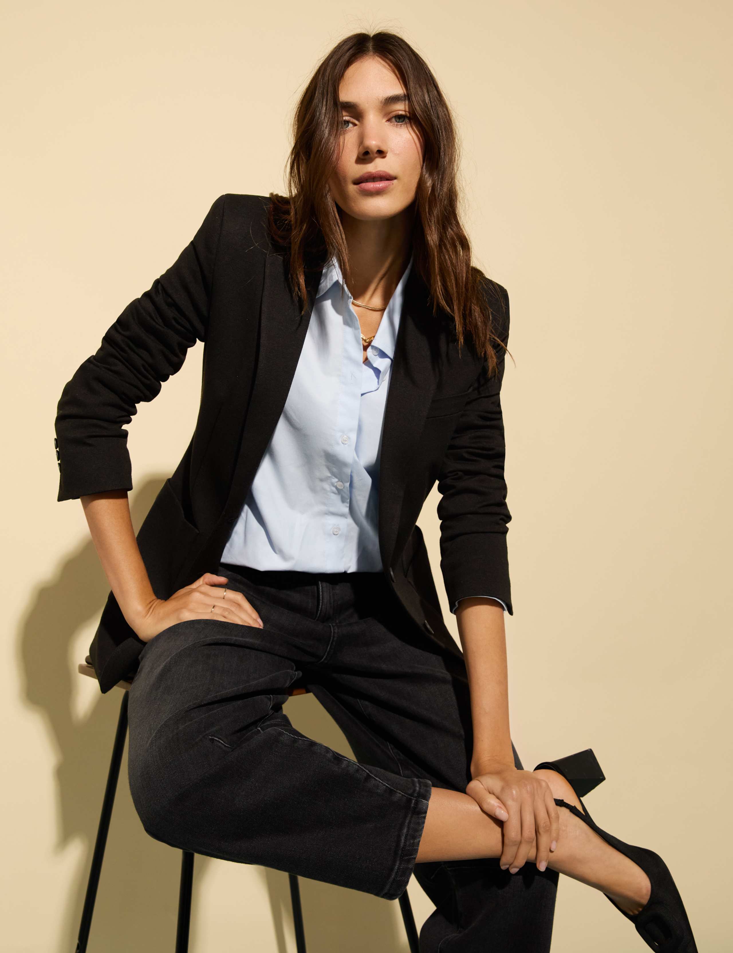 Single Breasted Longline Blazer 3 of 5