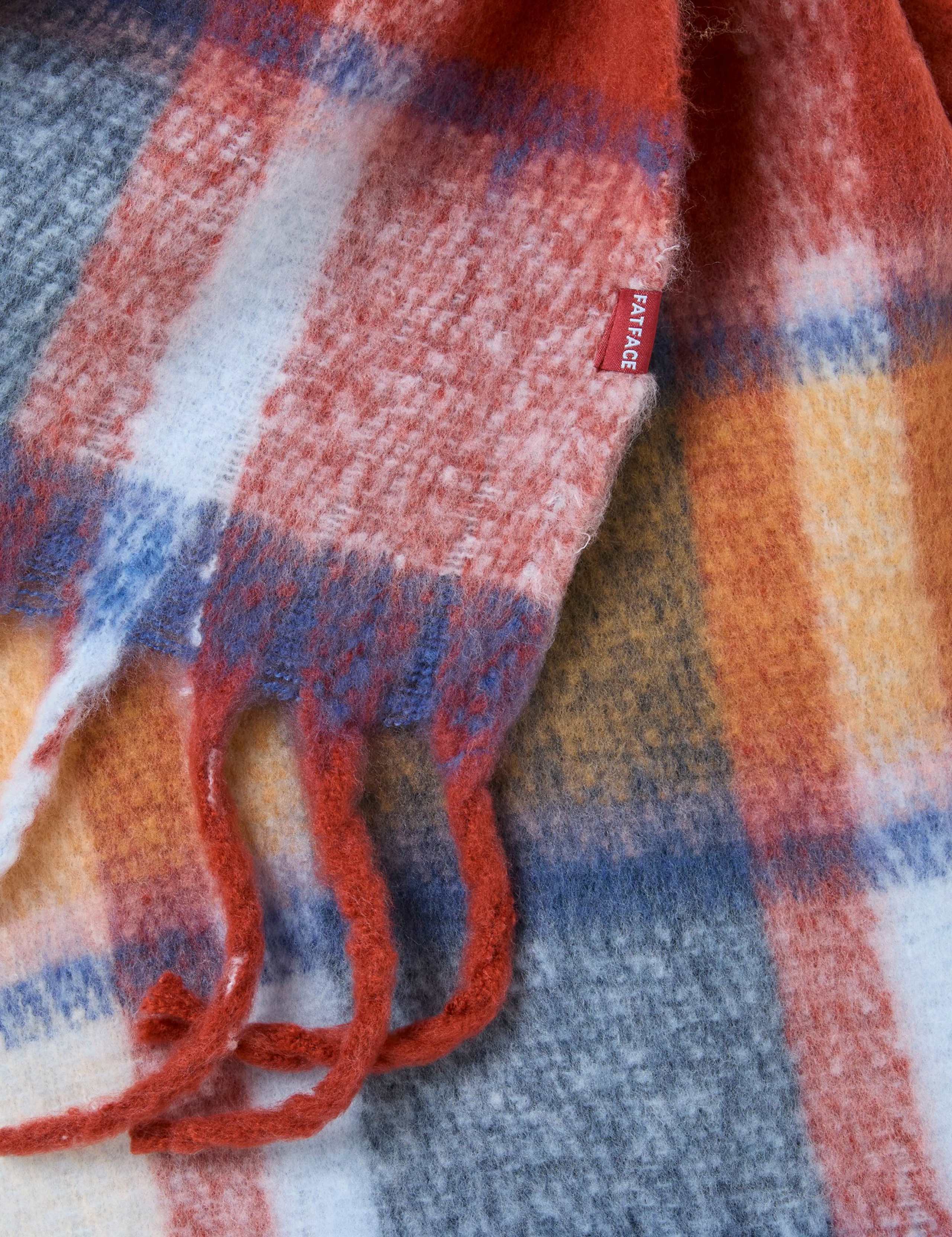 Check Tassel Scarf 2 of 2