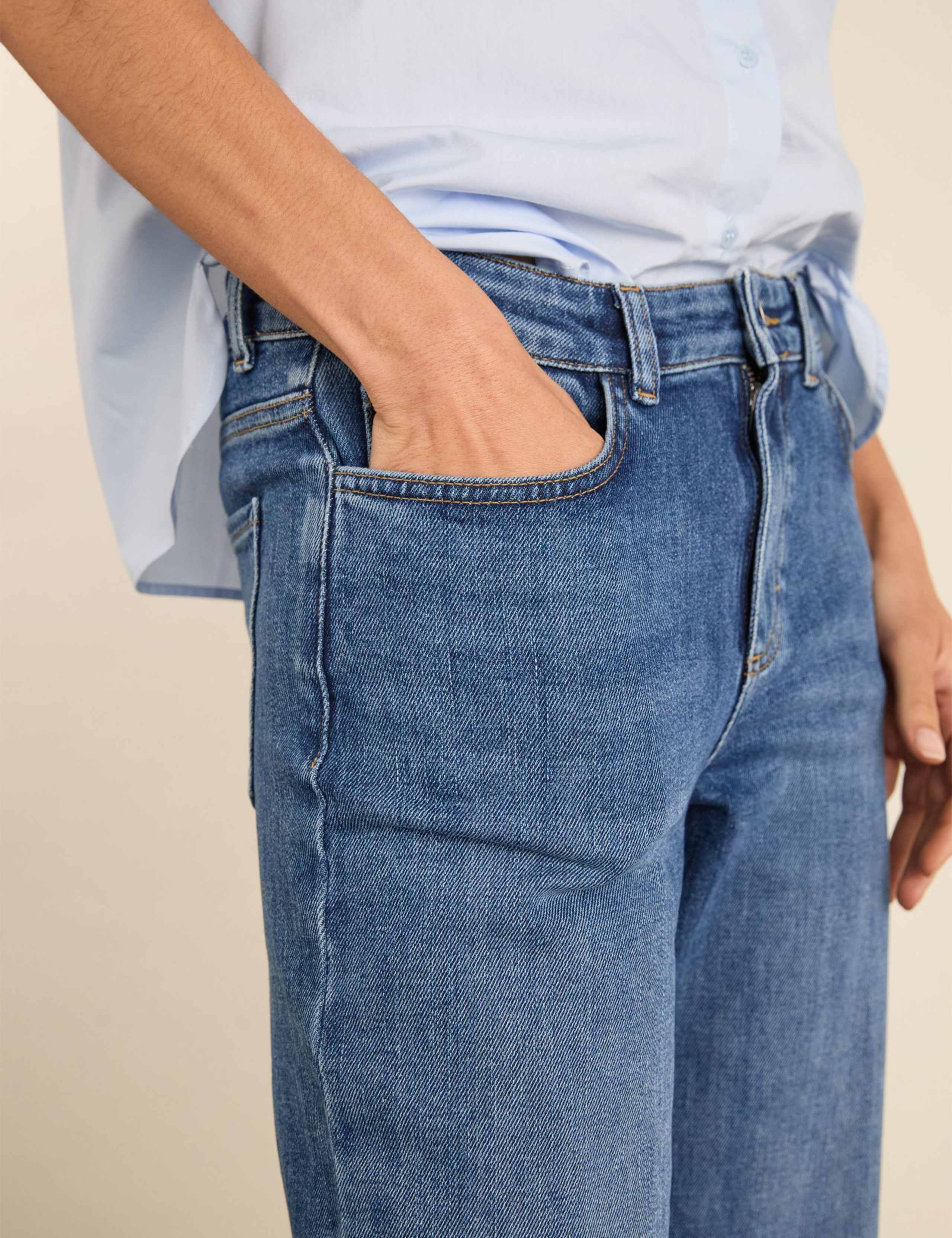 High Waisted Straight Leg Jeans 5 of 5