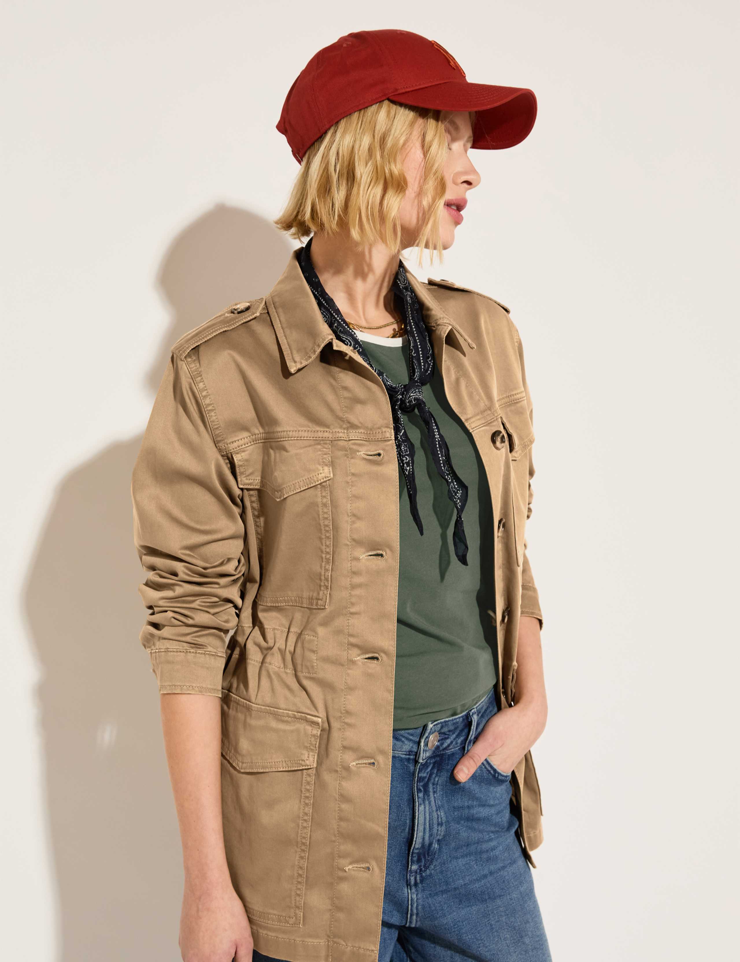 Cotton Rich Longline Utility Jacket 4 of 4