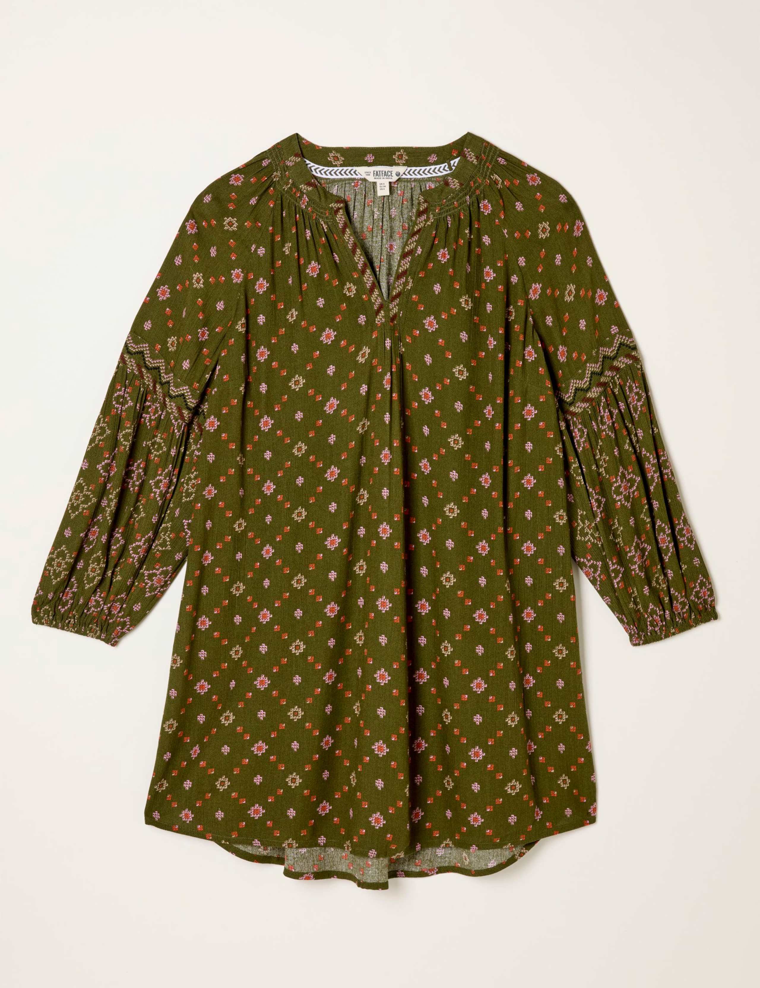 Printed V-Neck Tunic 2 of 5