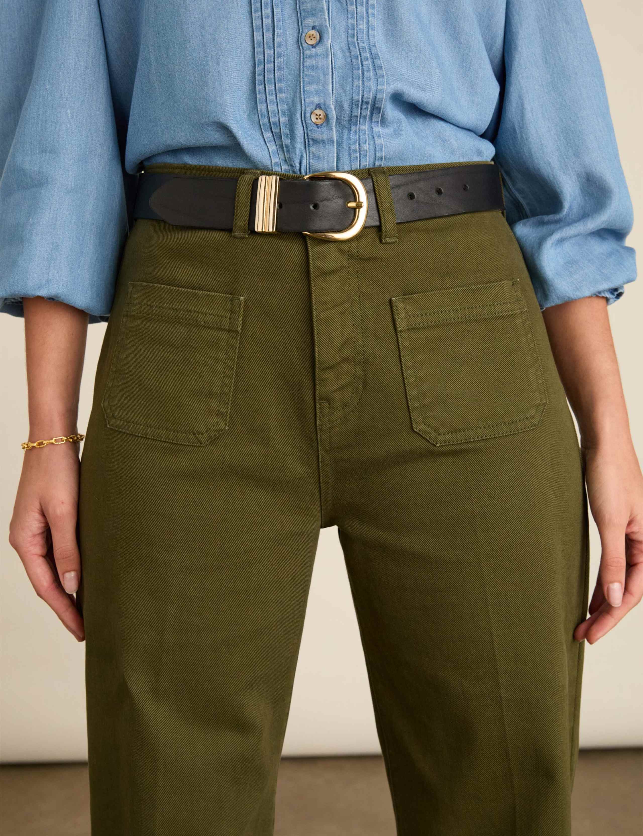 High Waisted Wide Leg Jeans 4 of 5