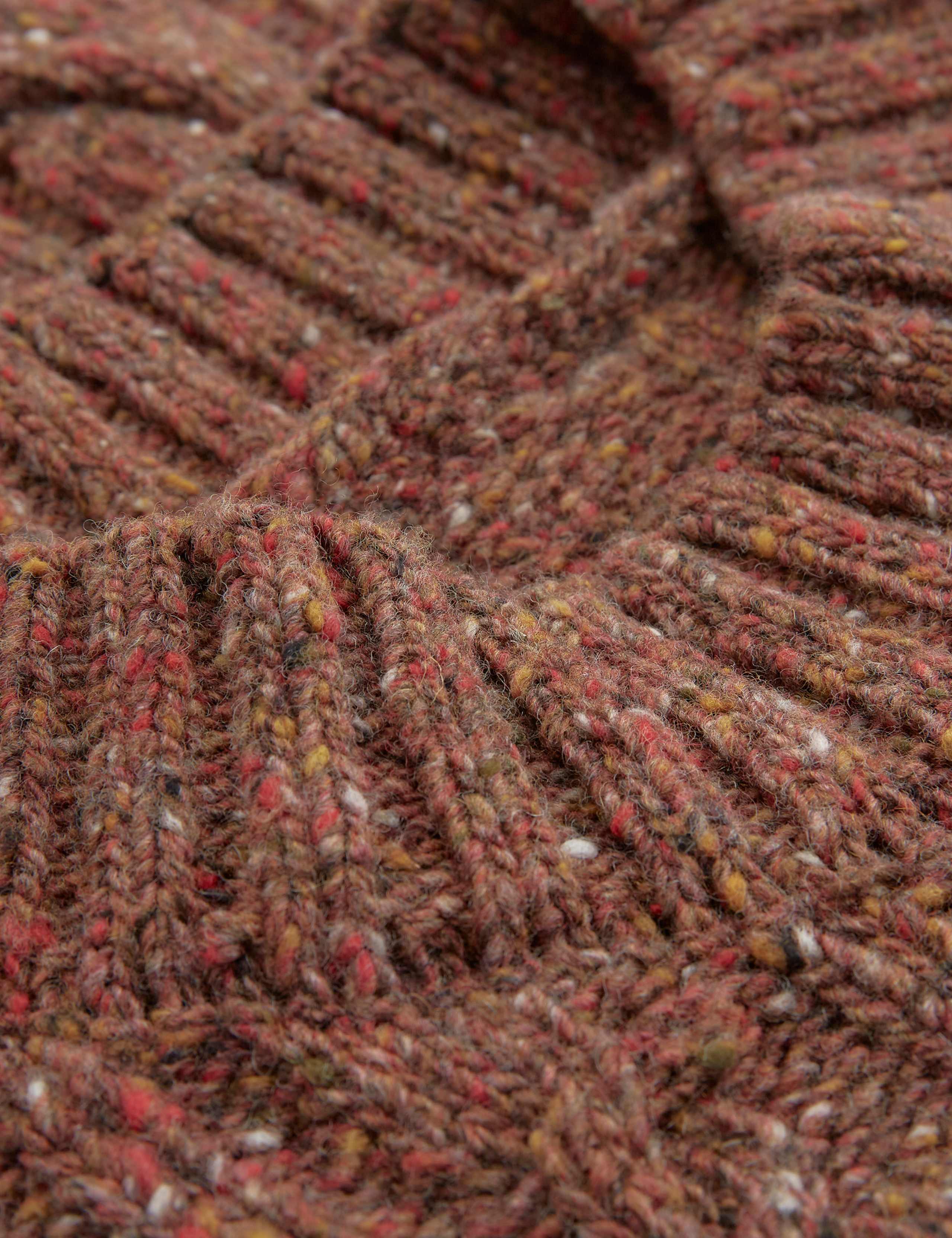 Pure Wool Cable Knit Crew Neck Jumper 5 of 7