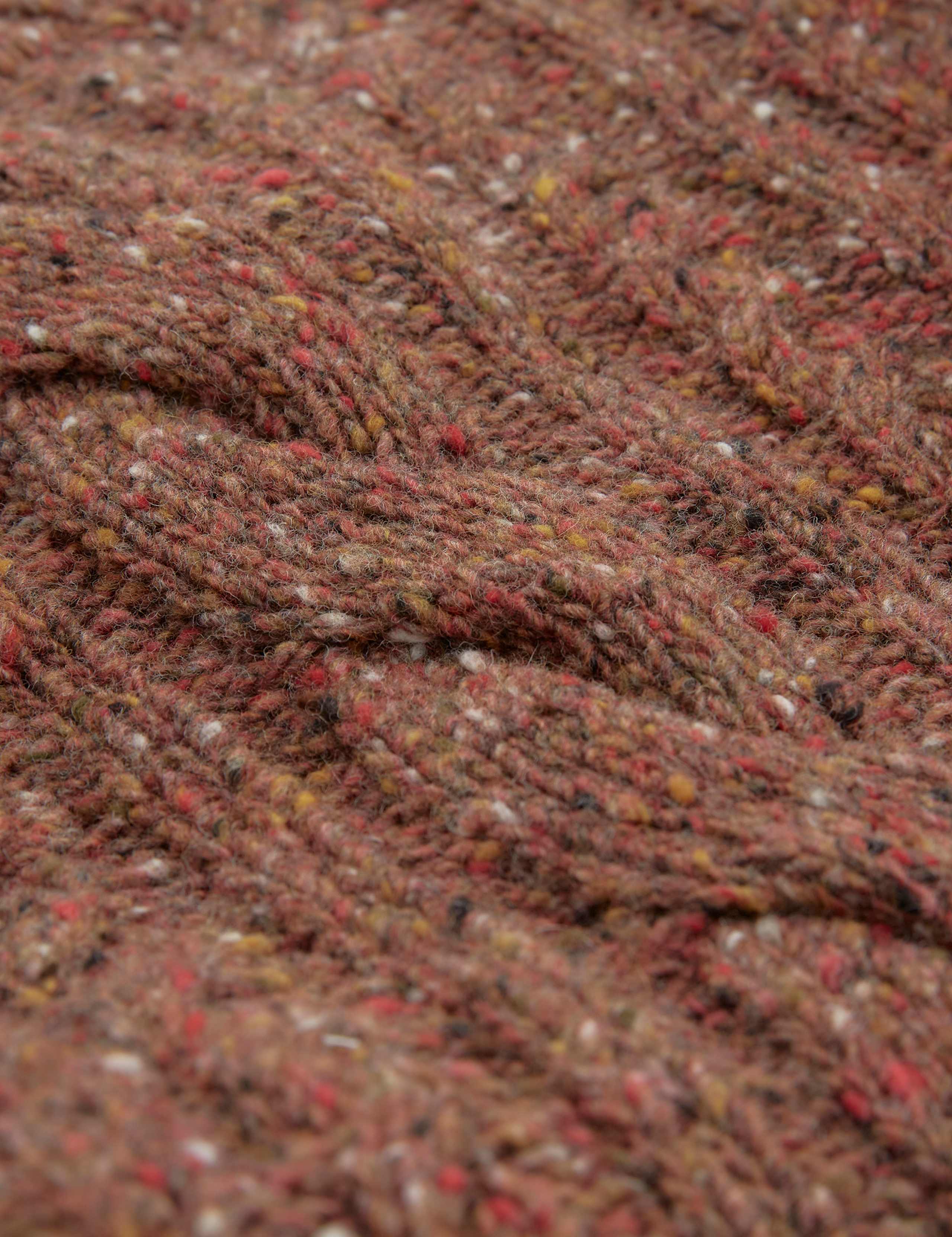 Pure Wool Cable Knit Crew Neck Jumper 6 of 7
