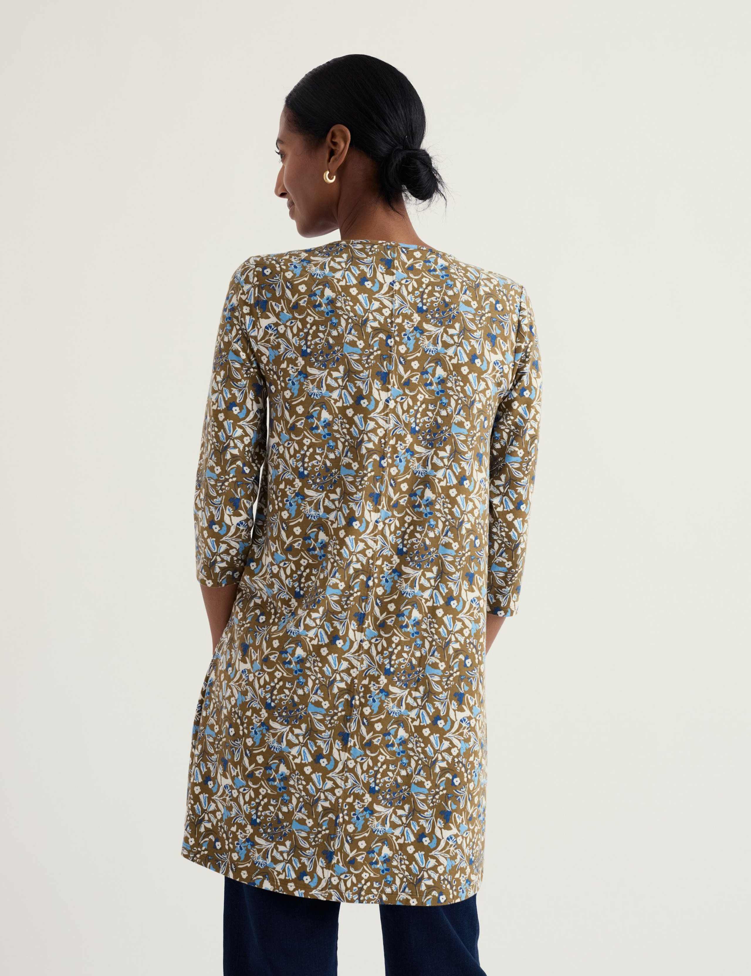 Floral Relaxed Tunic with Cotton 4 of 5