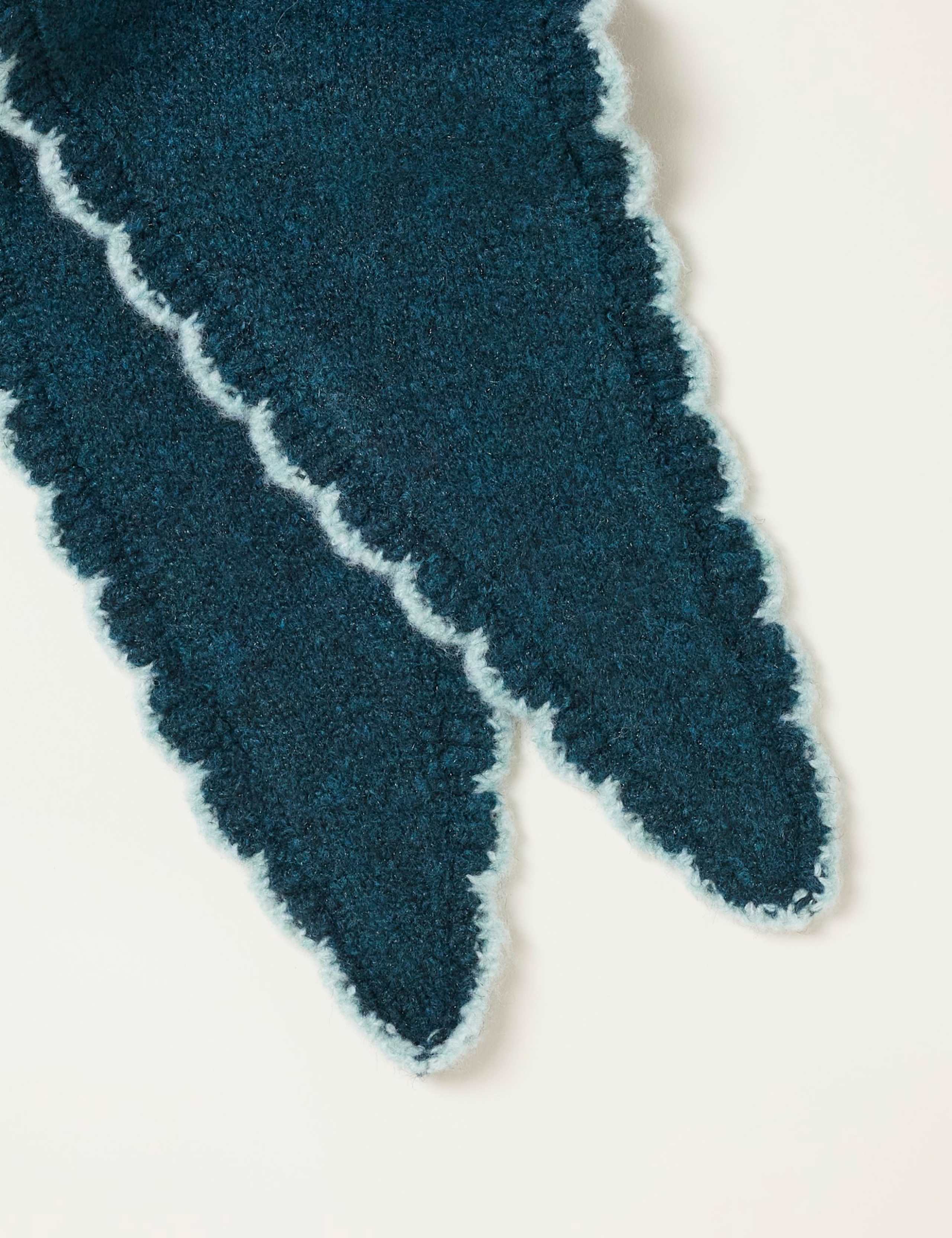 Scallop Edge Triangle Scarf 2 of 3