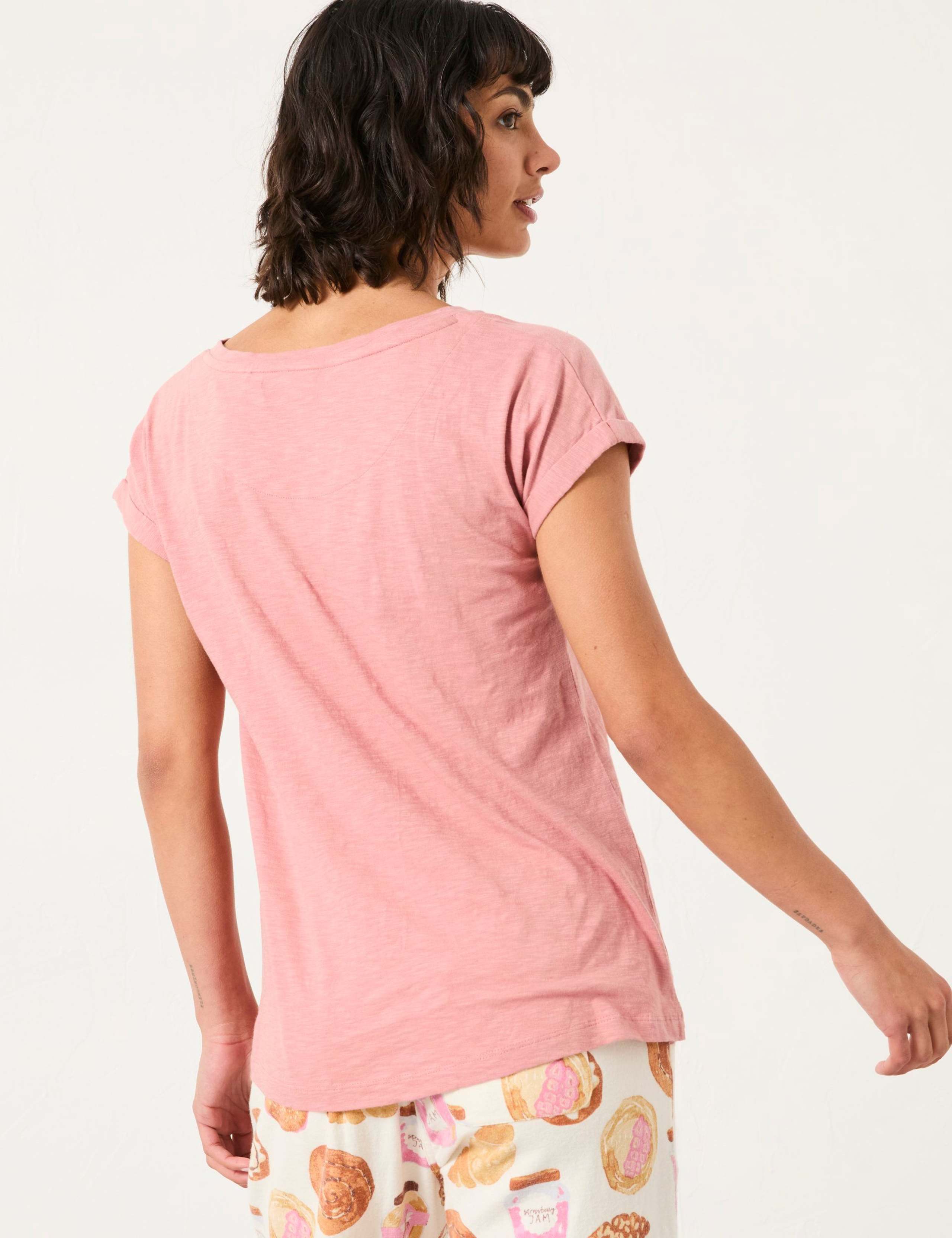 Pure Cotton Breakfast in Bed Pyjama Top 4 of 5