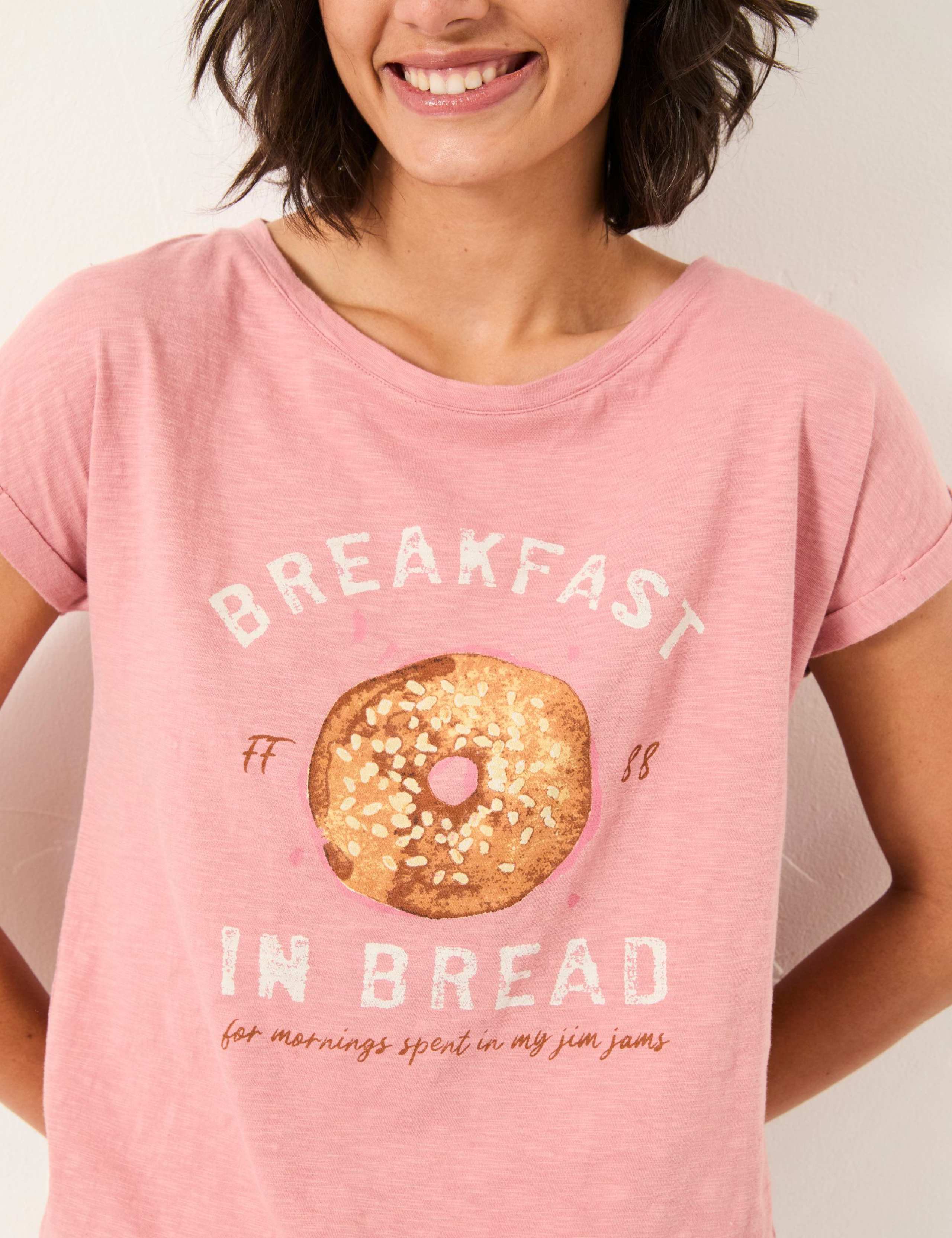 Pure Cotton Breakfast in Bed Pyjama Top 5 of 5