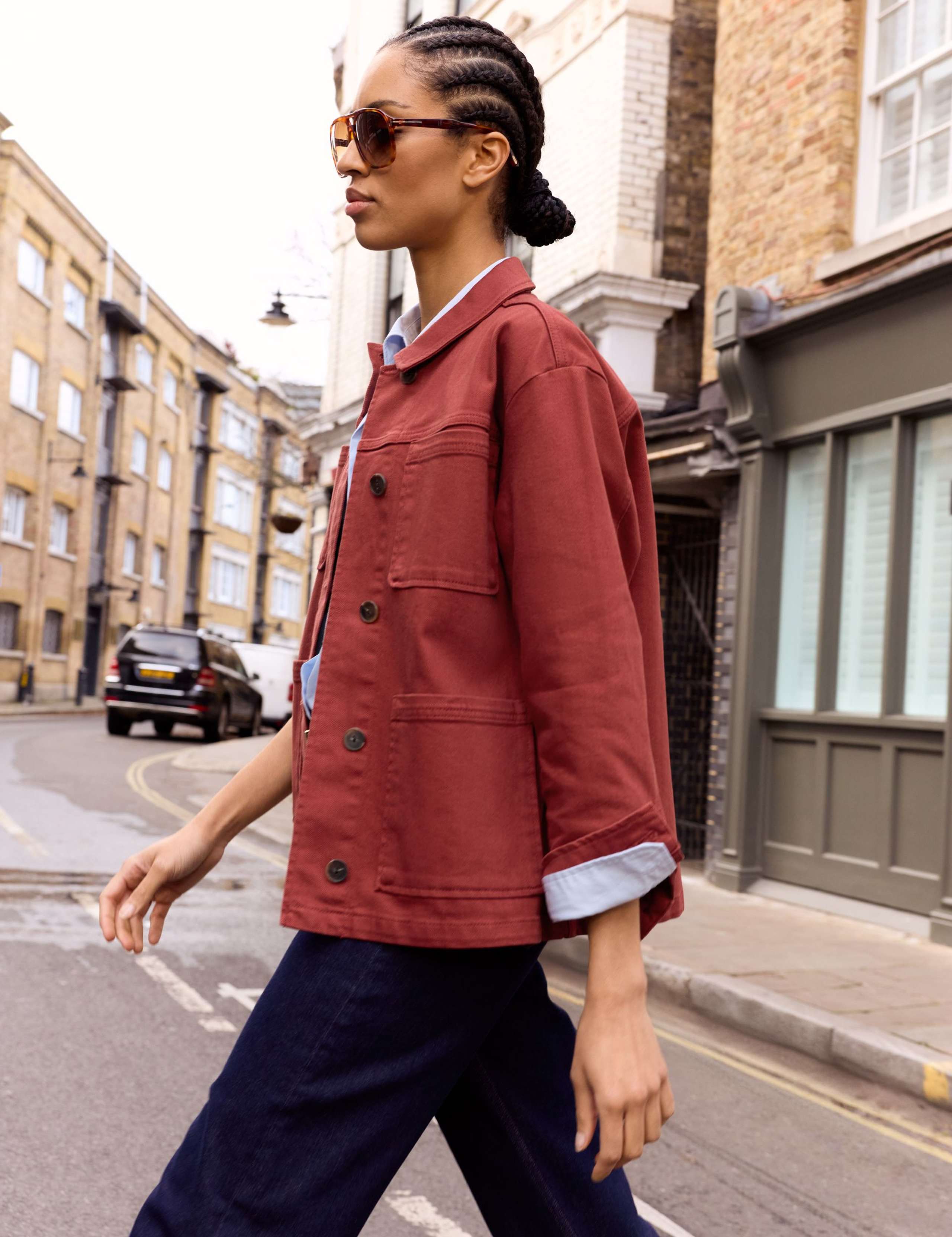 Denim Relaxed Utility Jacket 4 of 6