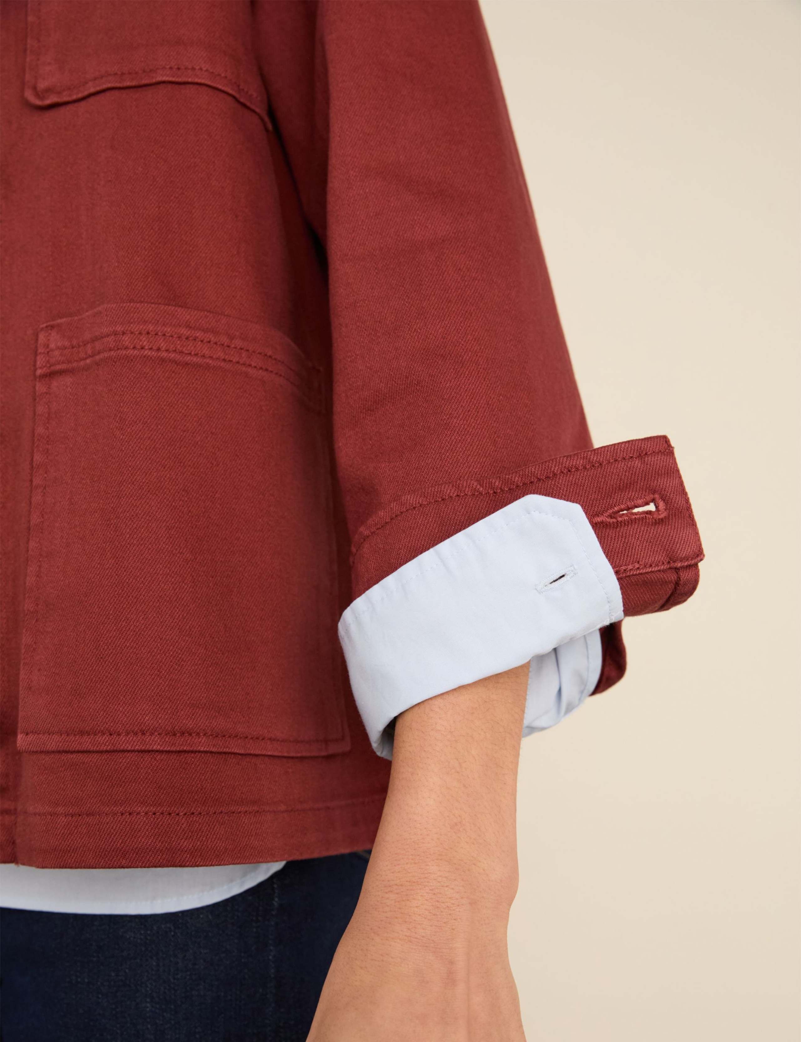 Denim Relaxed Utility Jacket 5 of 6