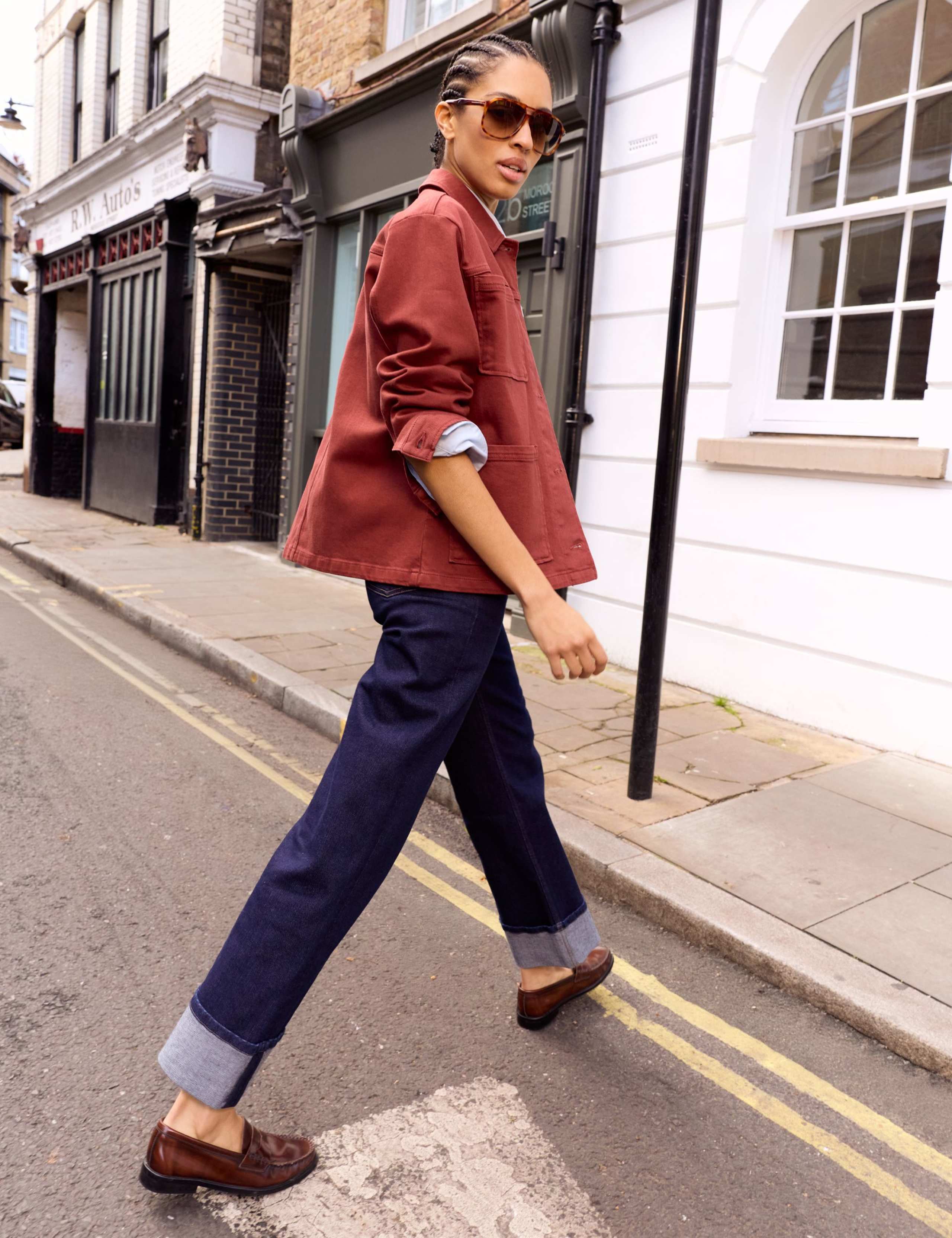 Denim Relaxed Utility Jacket 6 of 6