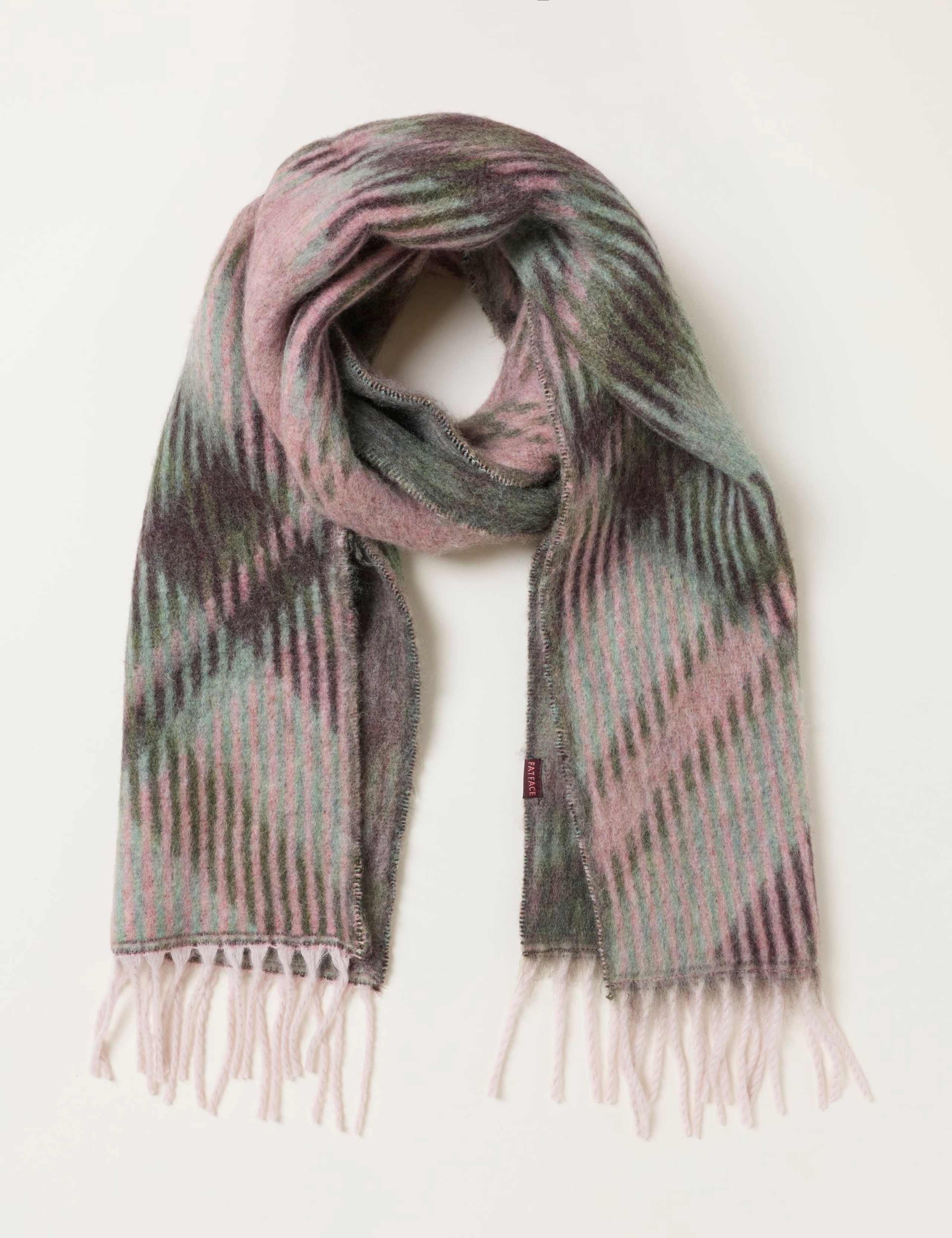 Argyle Patterned Scarf 1 of 3