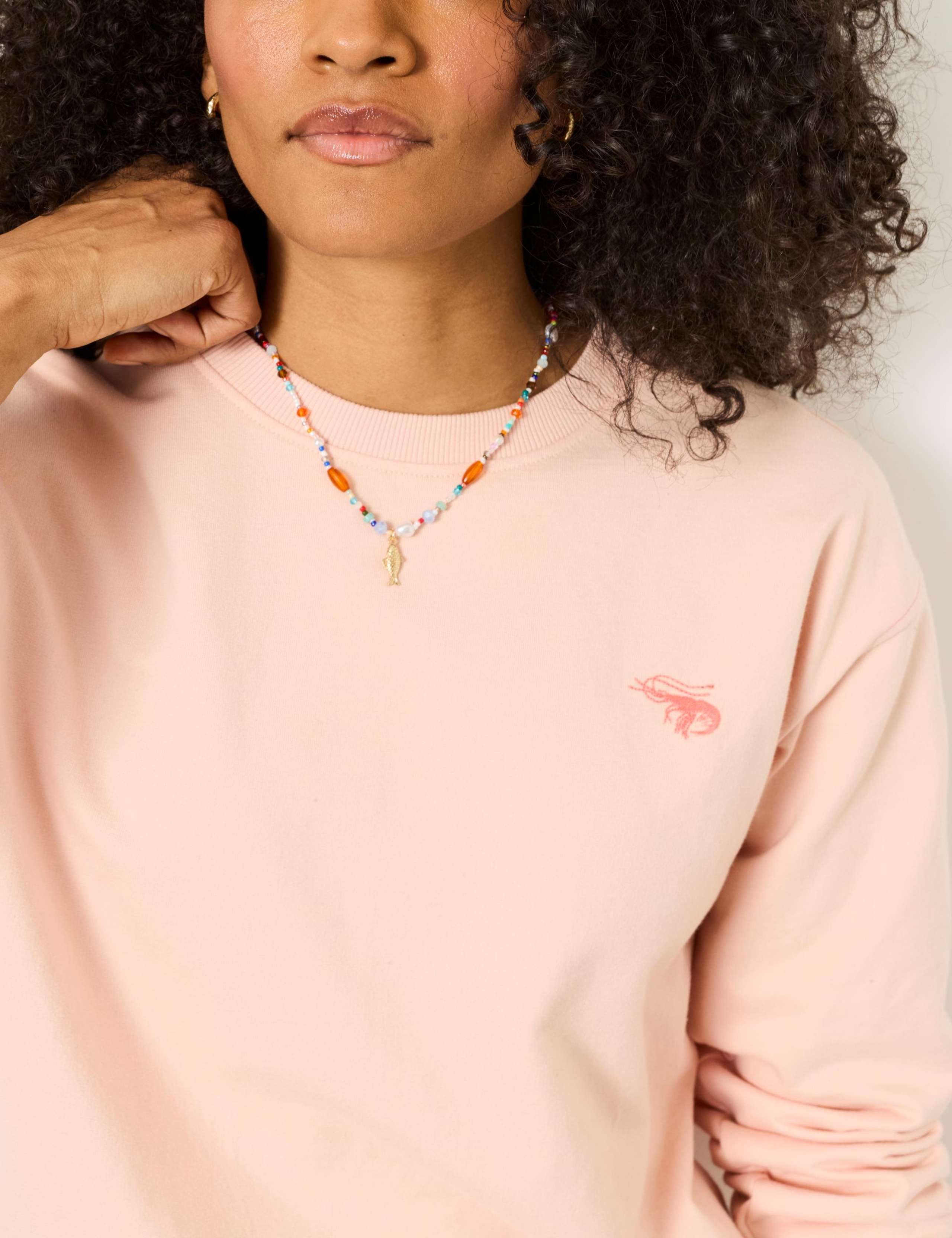 Pure Cotton Embroidered Sealife Sweatshirt 5 of 7