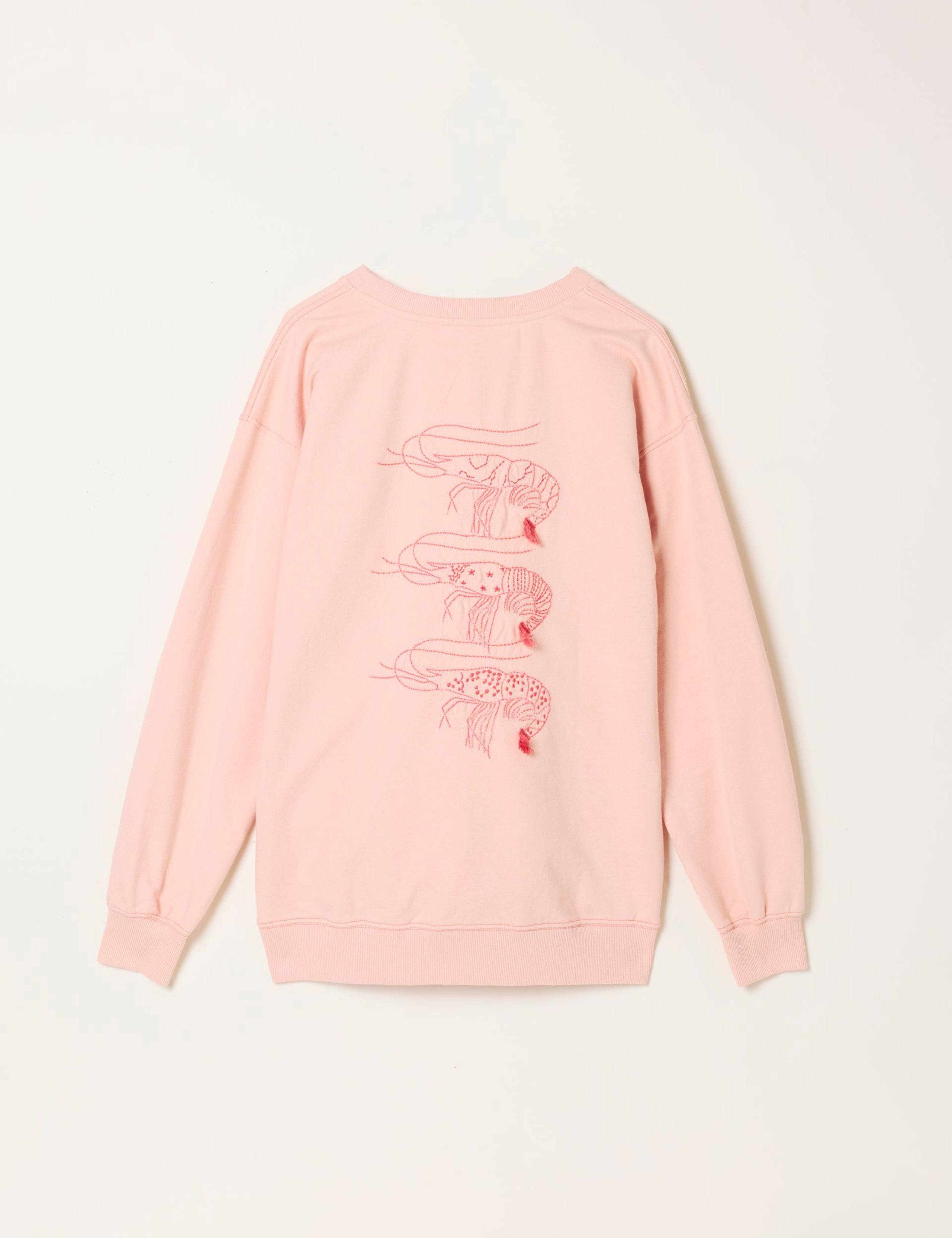 Pure Cotton Embroidered Sealife Sweatshirt 7 of 7