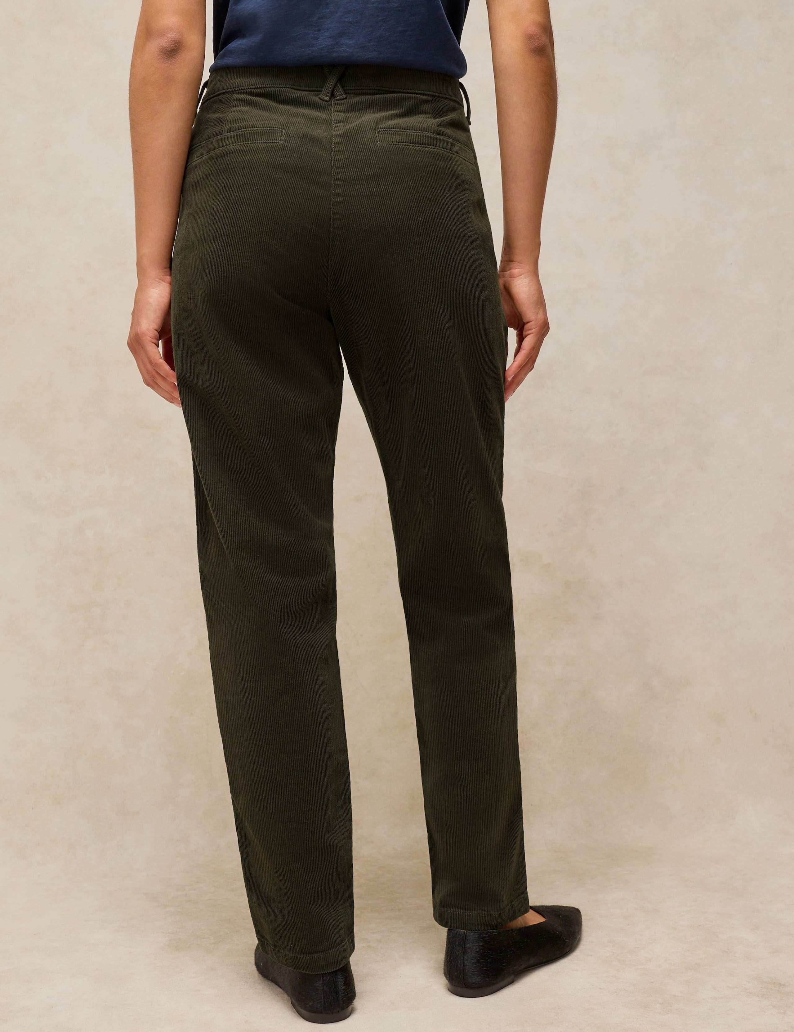 Cotton Rich Cord Tapered Trousers 4 of 6