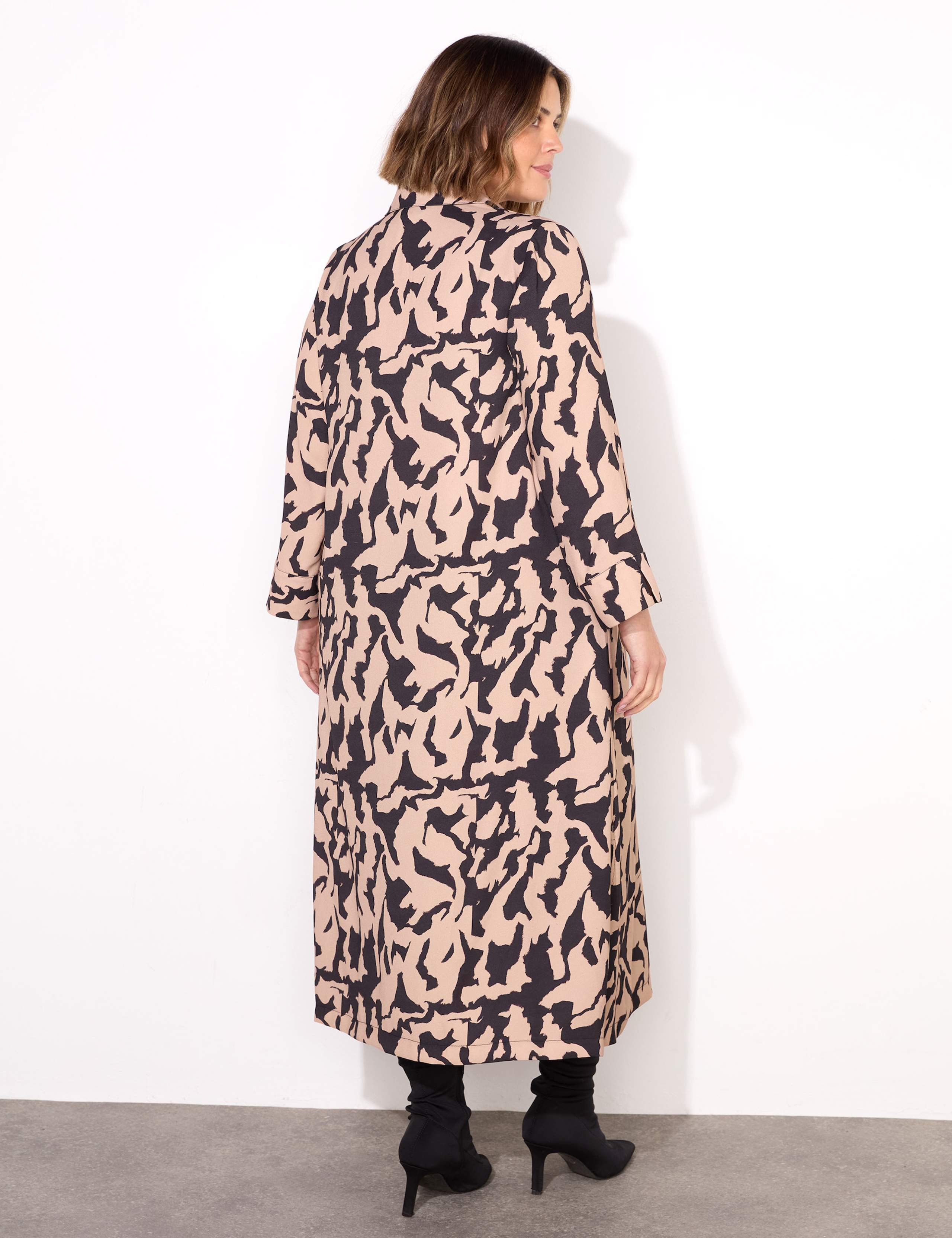 Printed Midaxi Shirt Dress 5 of 5