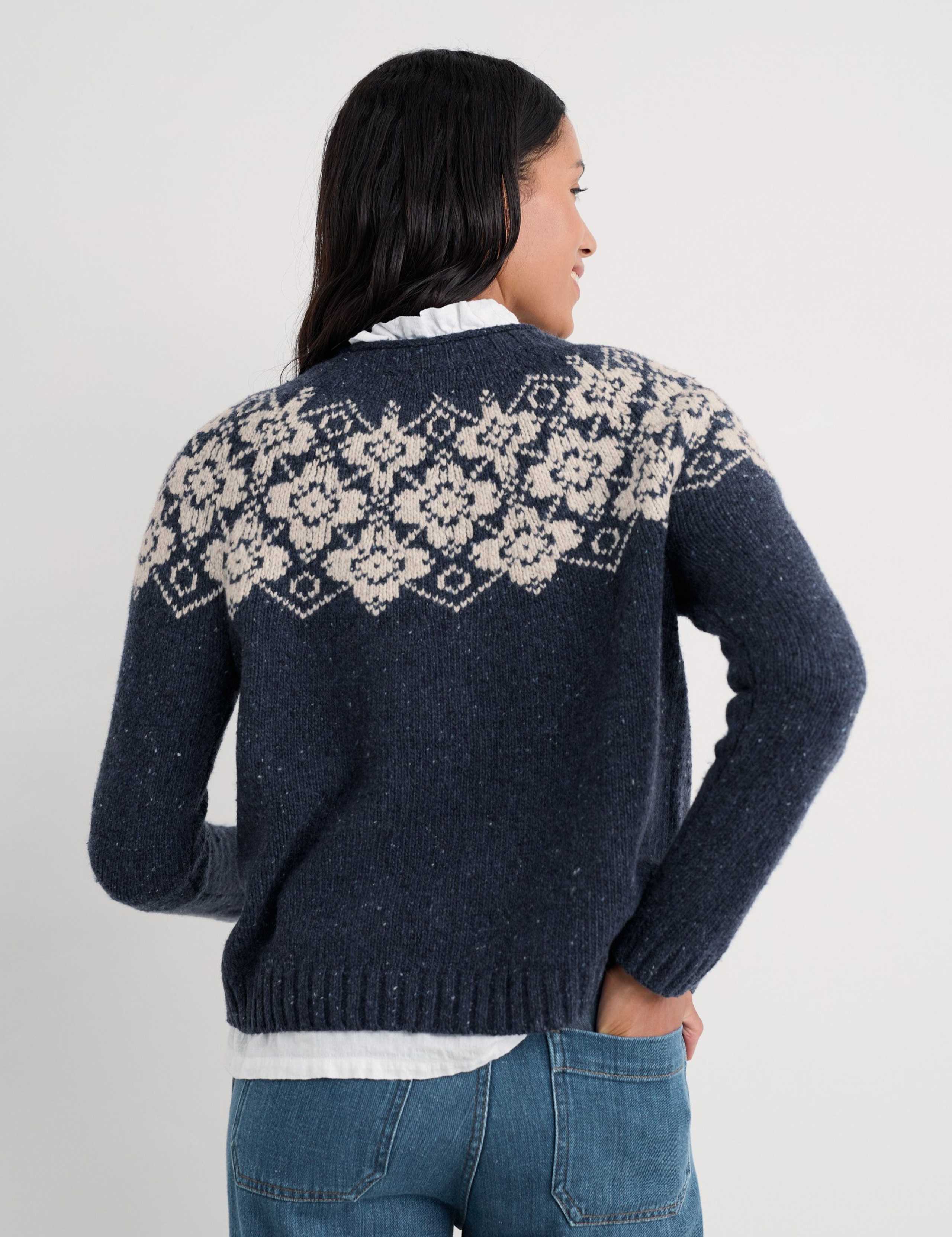 Merino Wool Rich Fair Isle Jumper 5 of 6